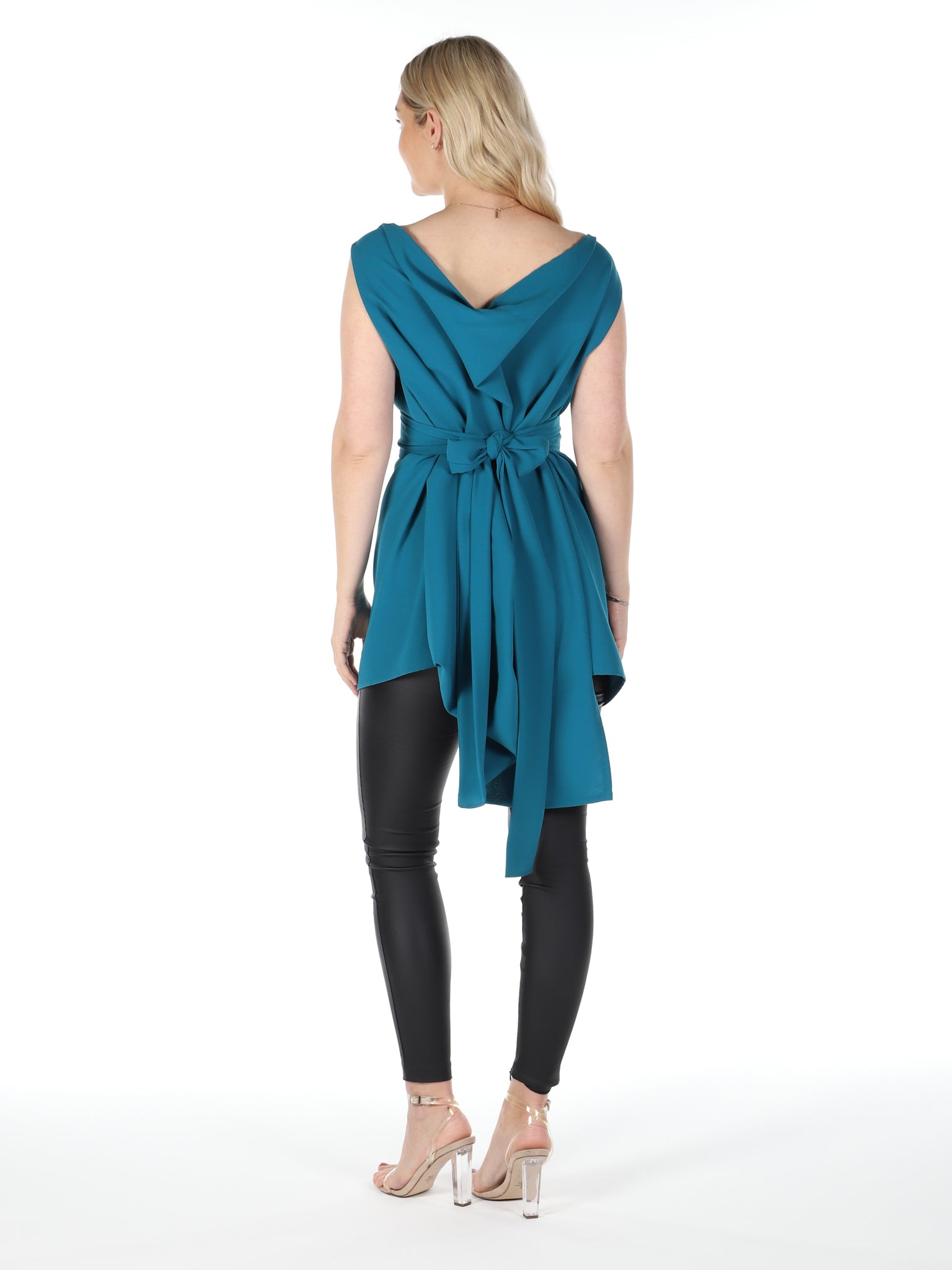 Teal Poppy Top