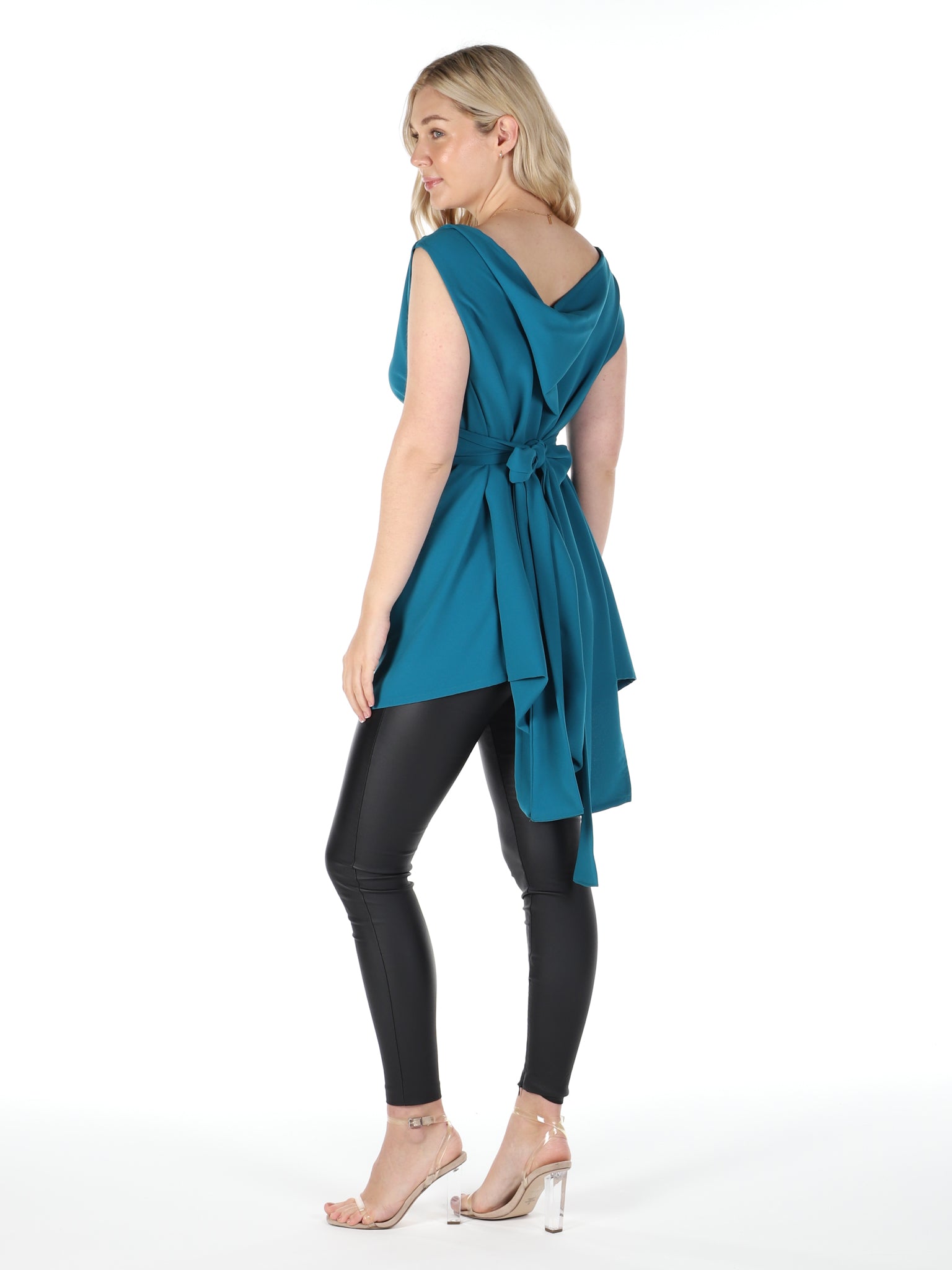Teal Poppy Top