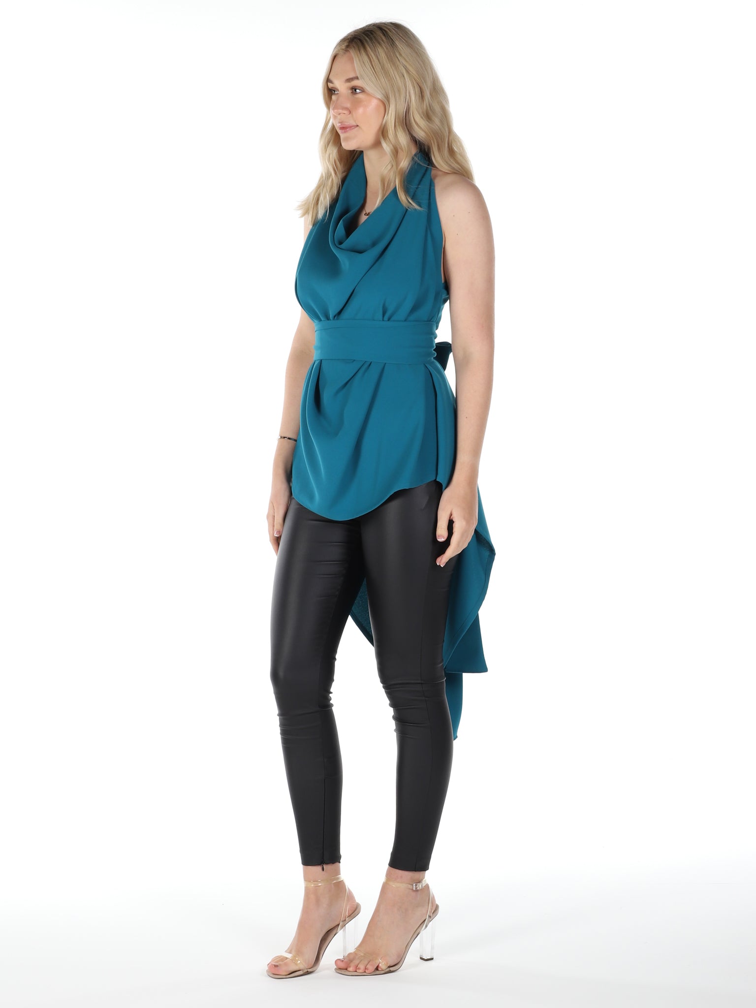 Teal Alice Maxi Top