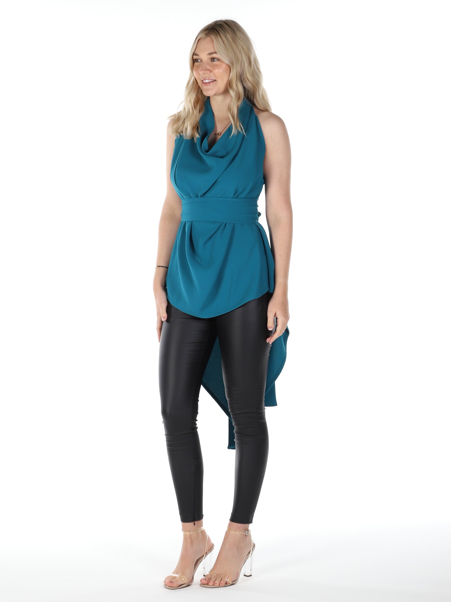 Teal Alice Maxi Top