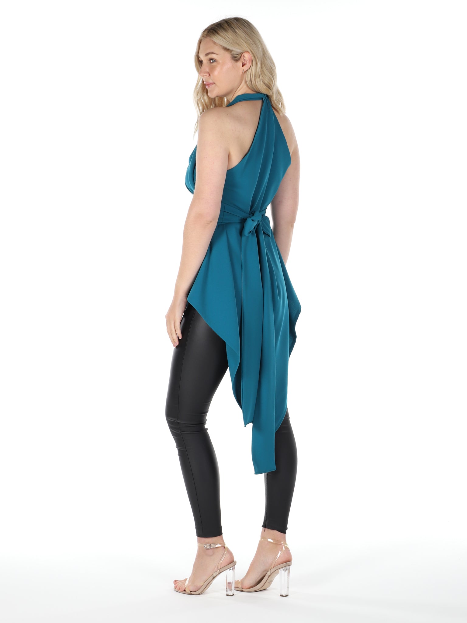 Teal Alice Maxi Top