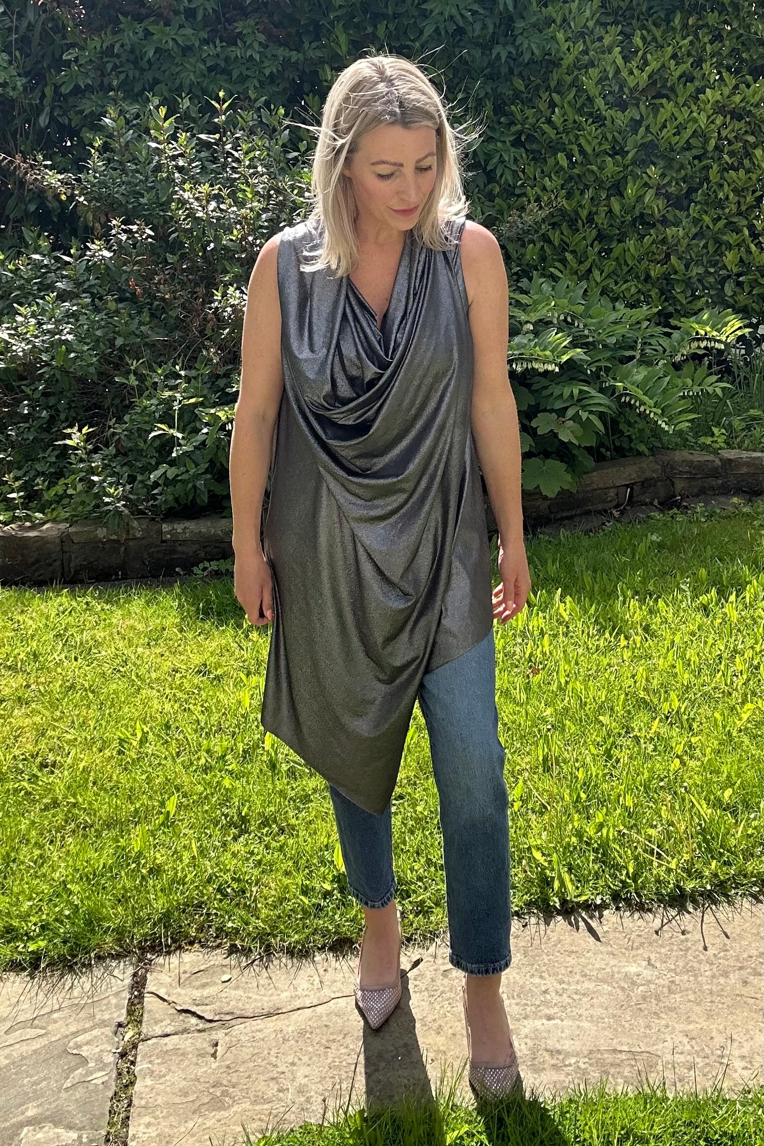 Metallic Jersey Lexi Top