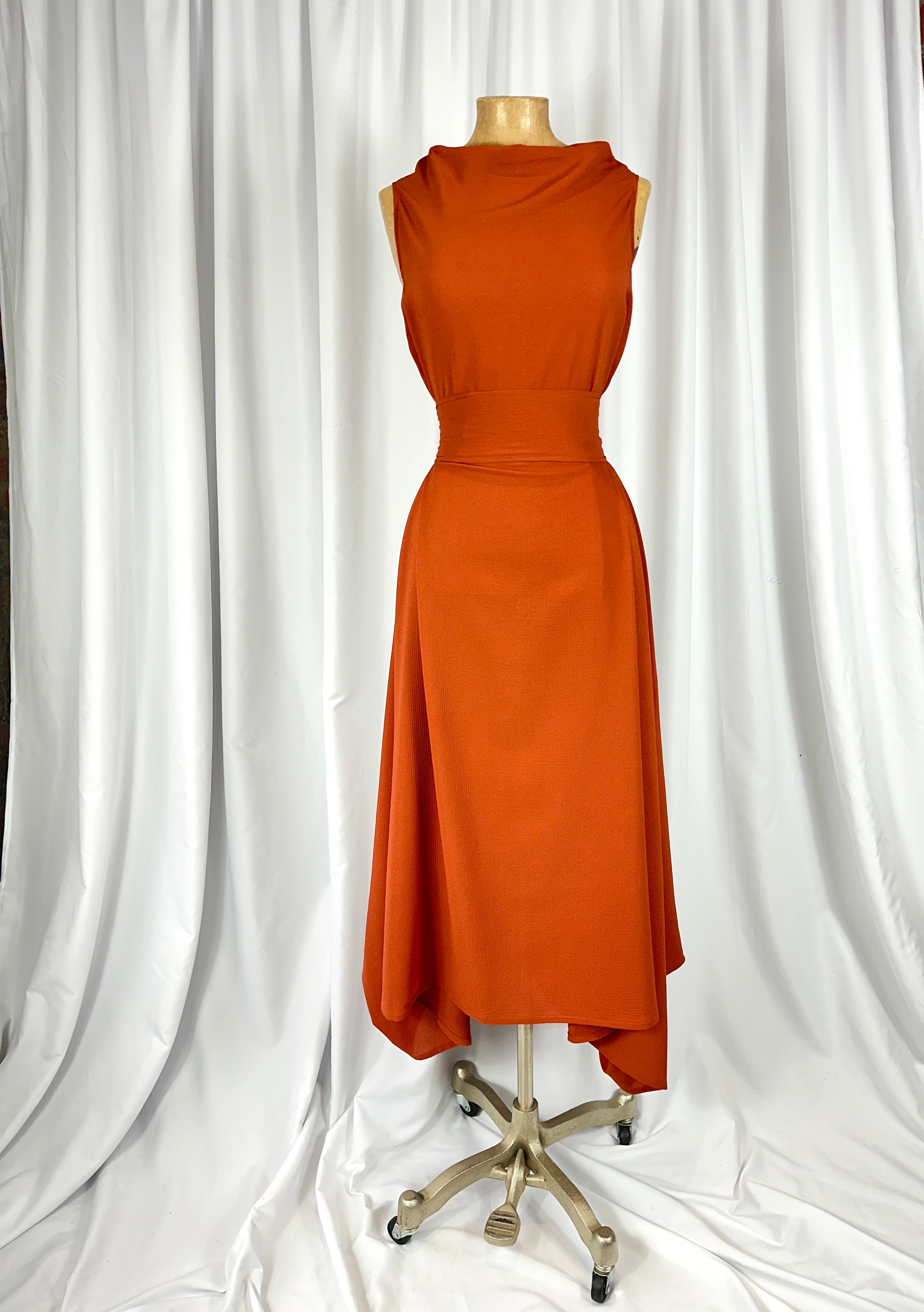 Burnt Orange Darcy Dress.