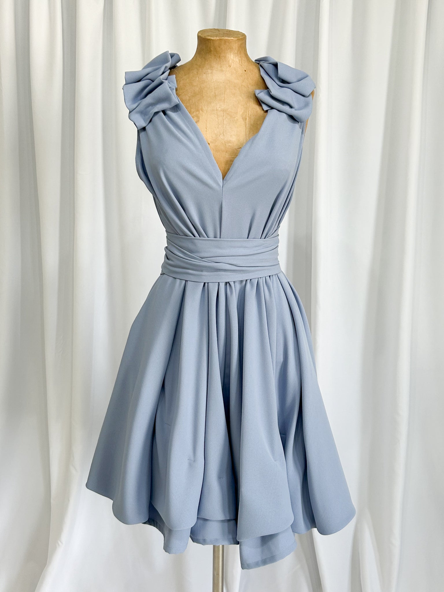 Dusty Blue Izzy Dress