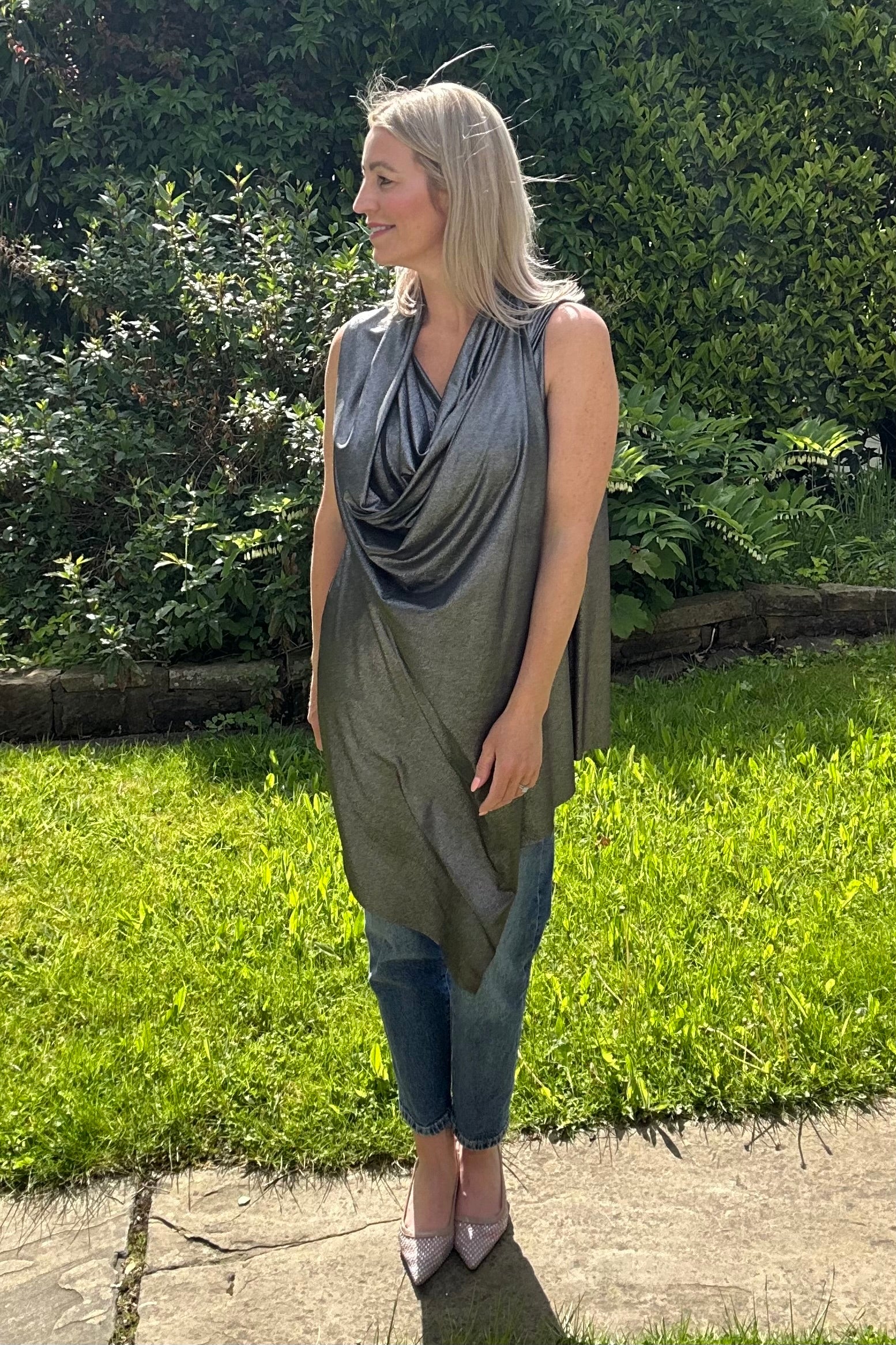 Metallic Jersey Lexi Top