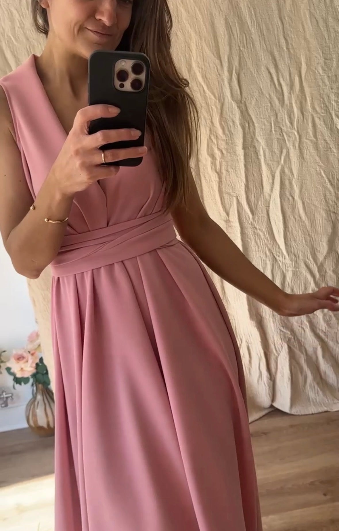 Blush Pink Darcy Dress.