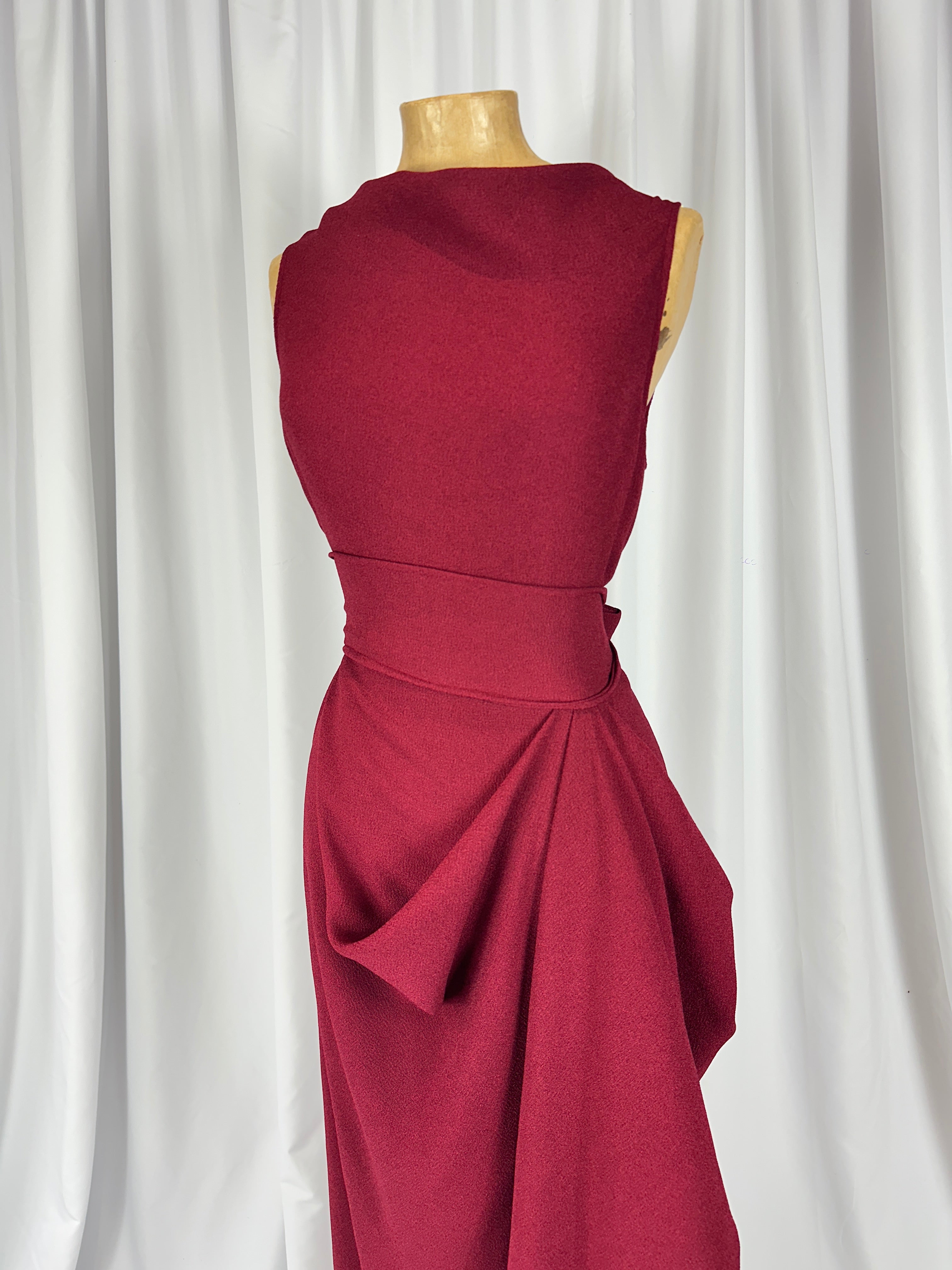 Deep Red Ivy Dress
