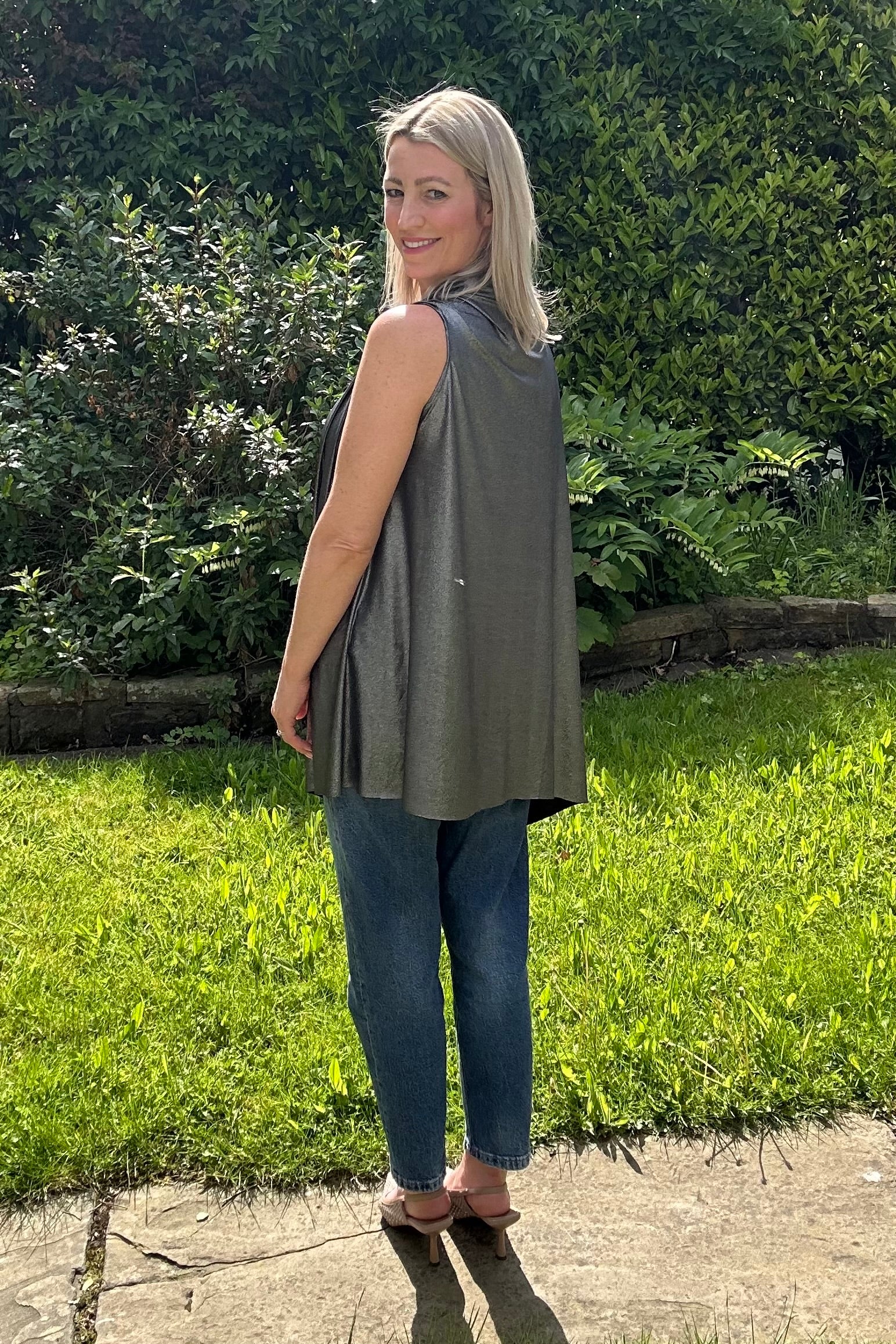 Metallic Jersey Lexi Top