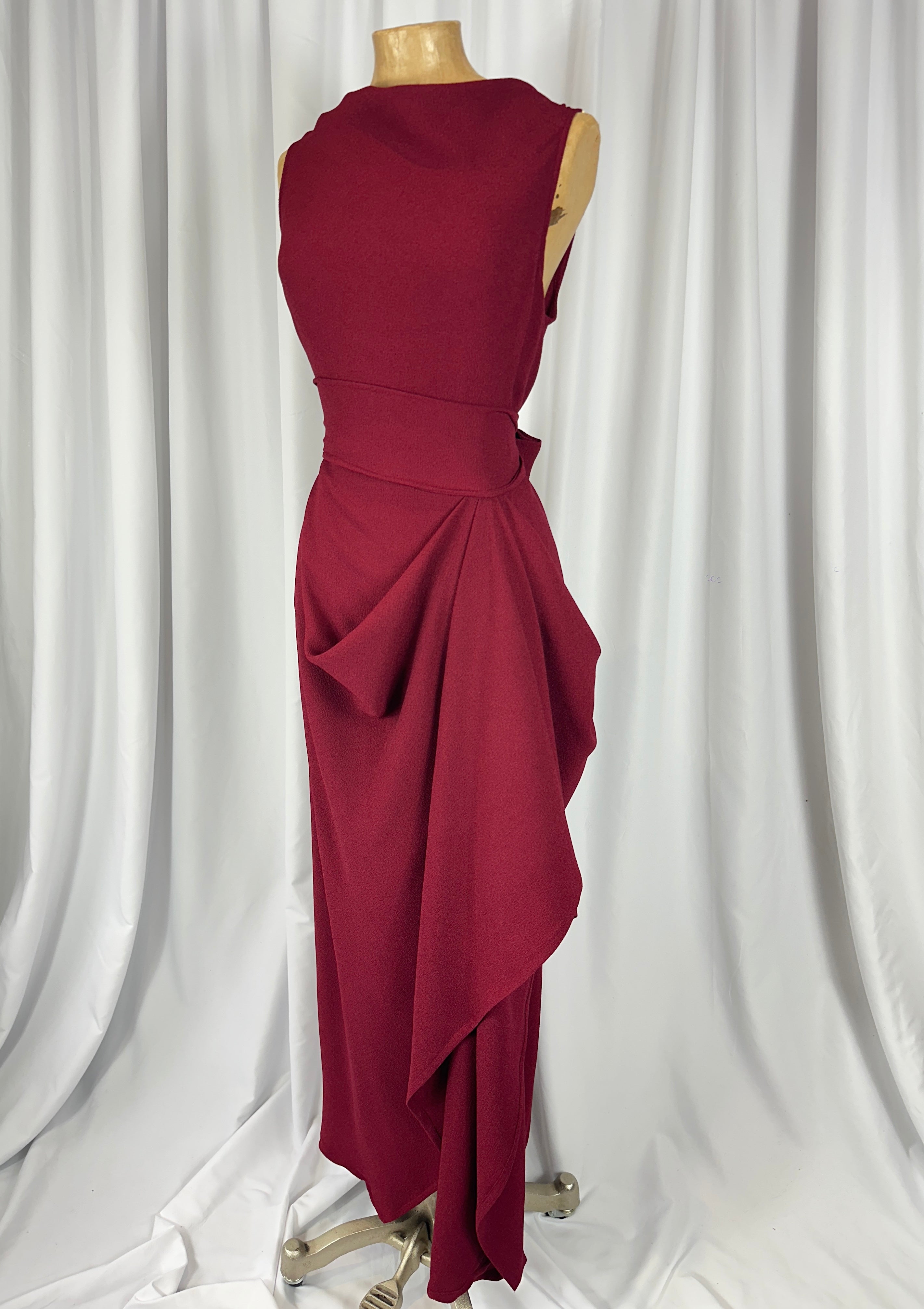 Deep Red Ivy Dress