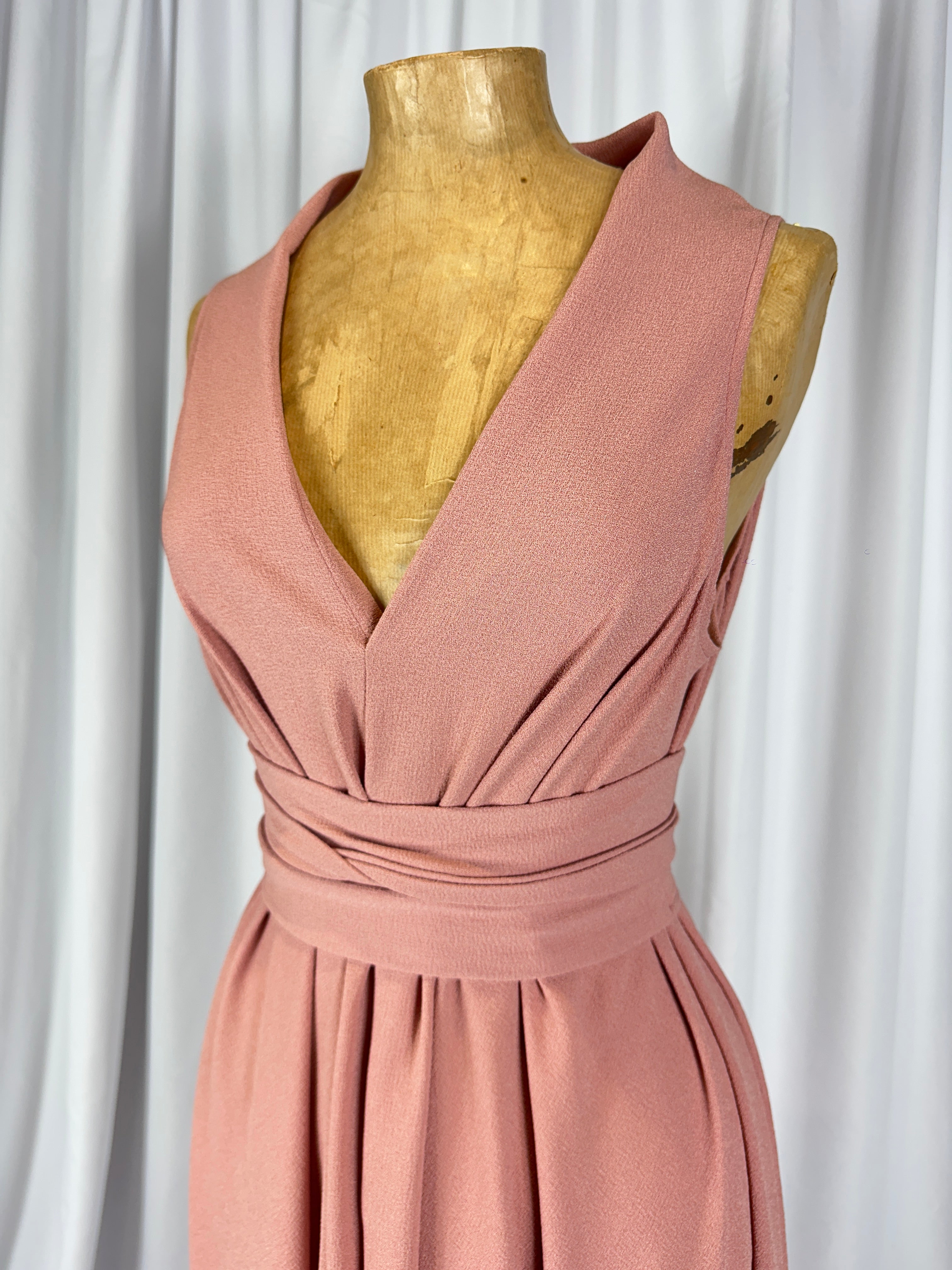 Dusky Rose Pink Darcy Dress.