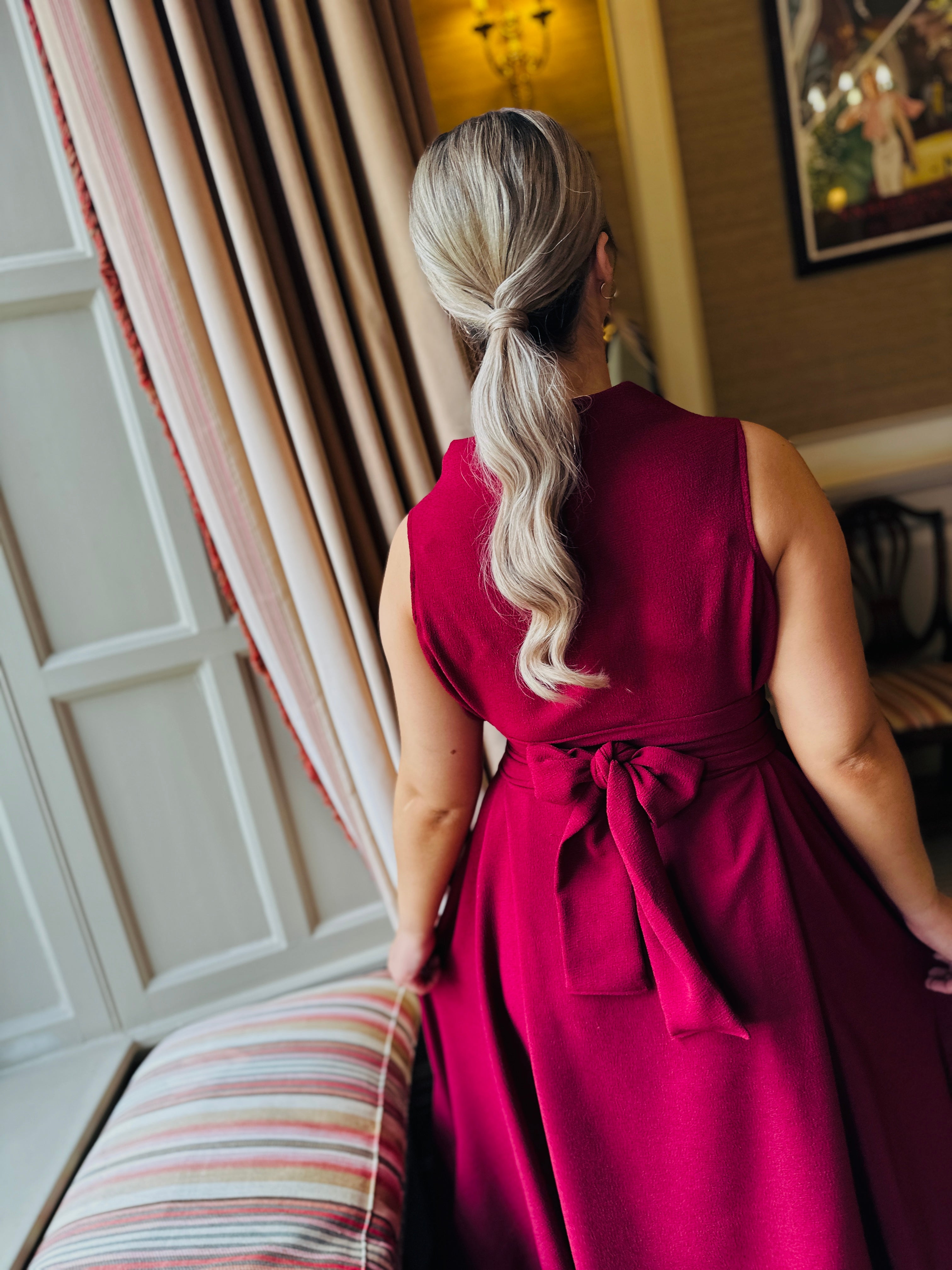 Deep Red Darcy Dress