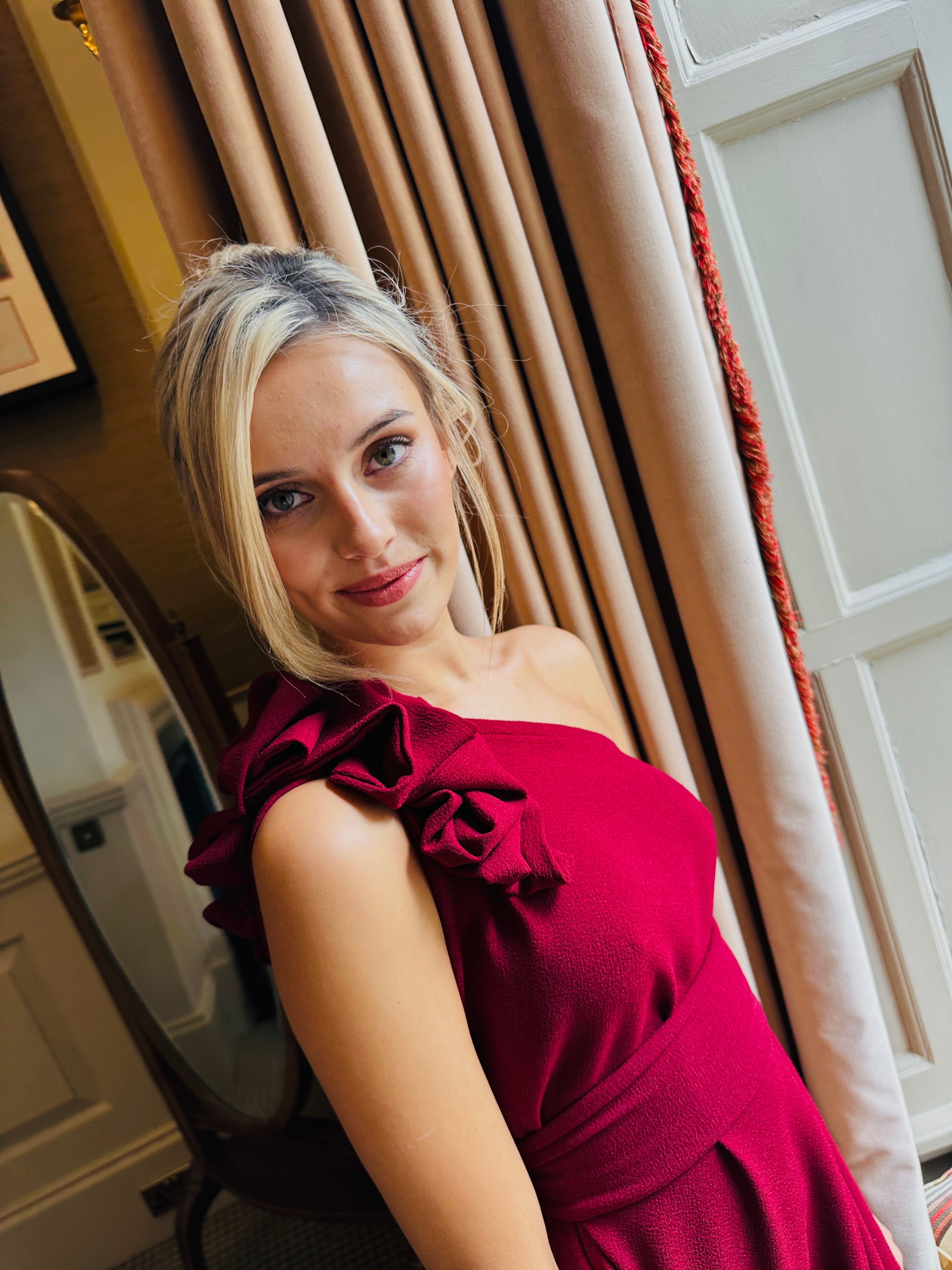 Deep Red Jessie Dress