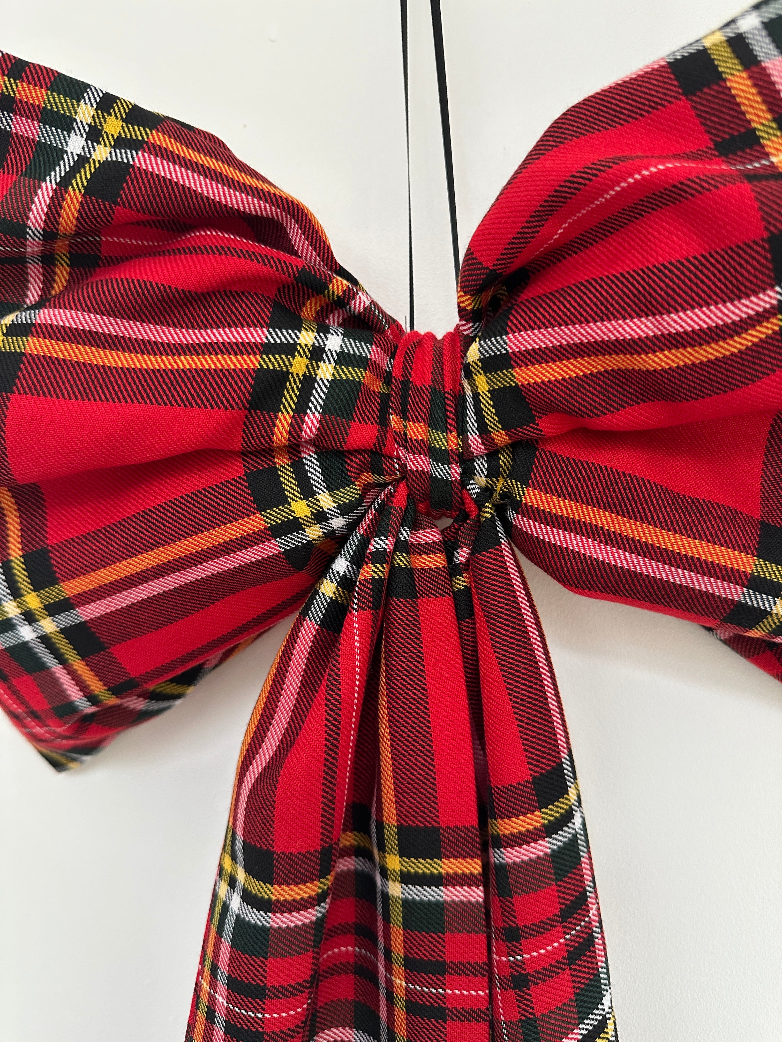 Royal Stewart Tartan Bow.