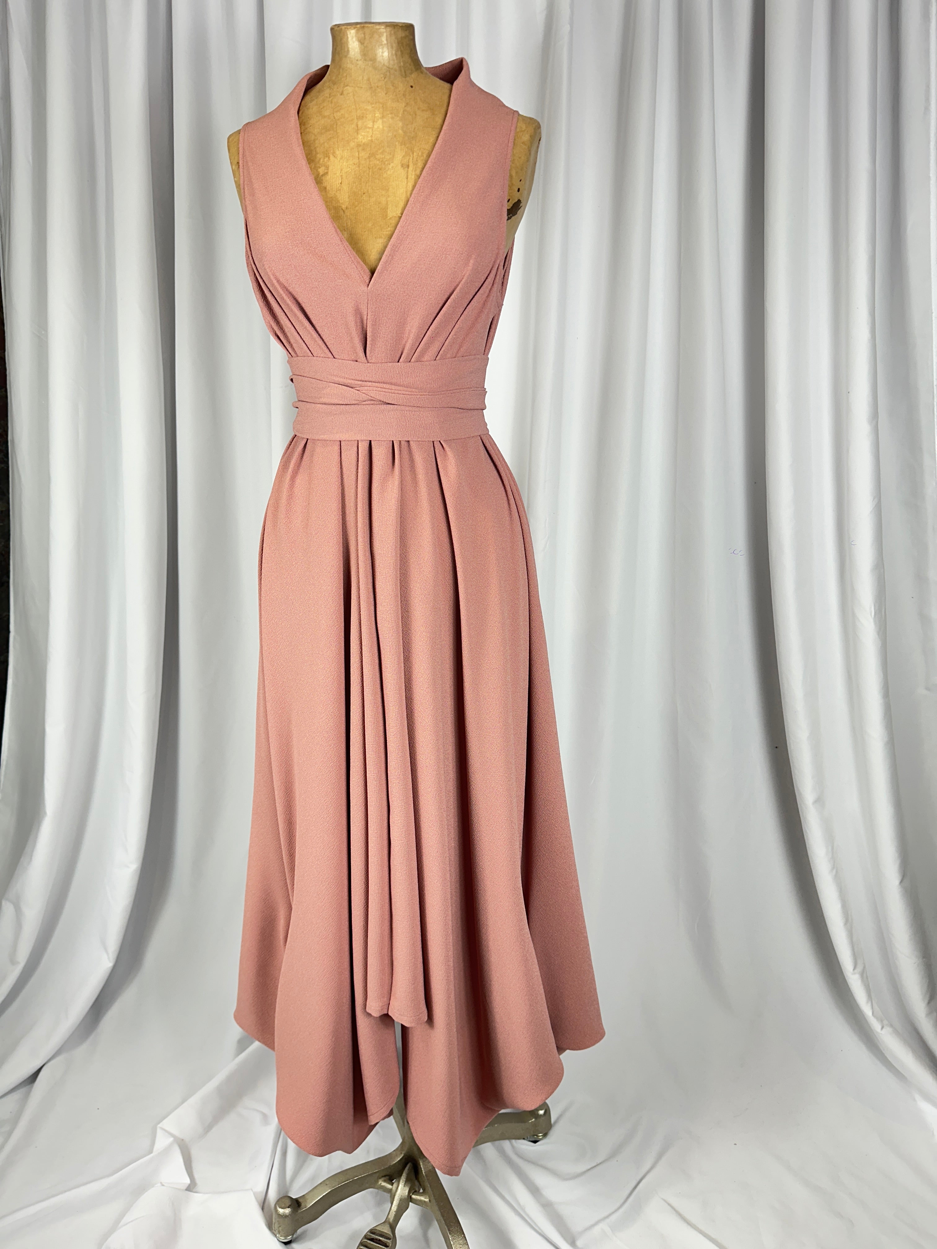 Dusky Rose Pink Darcy Dress.