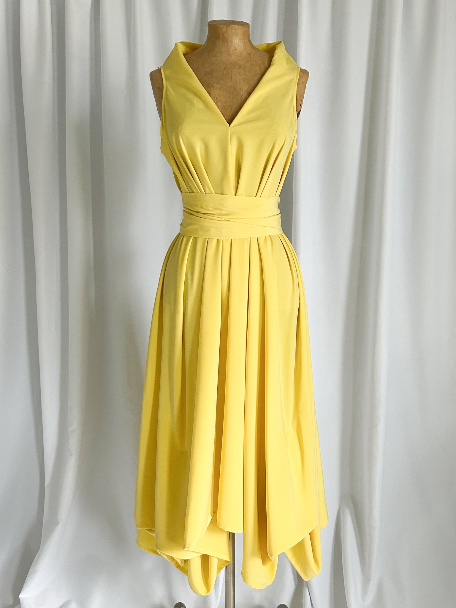 Lemon Darcy Midi Dress