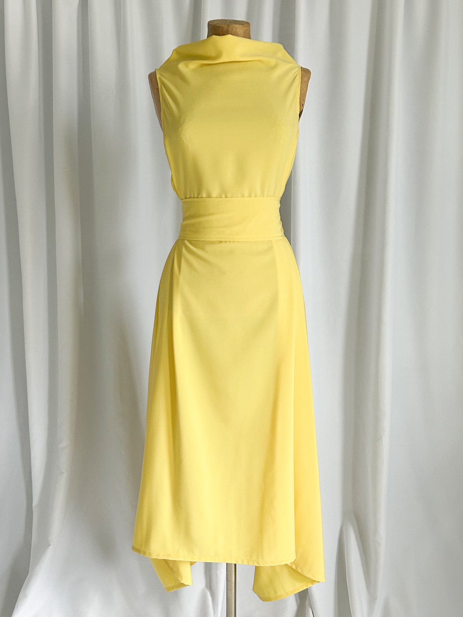 Lemon Darcy Dress (worn back to front)