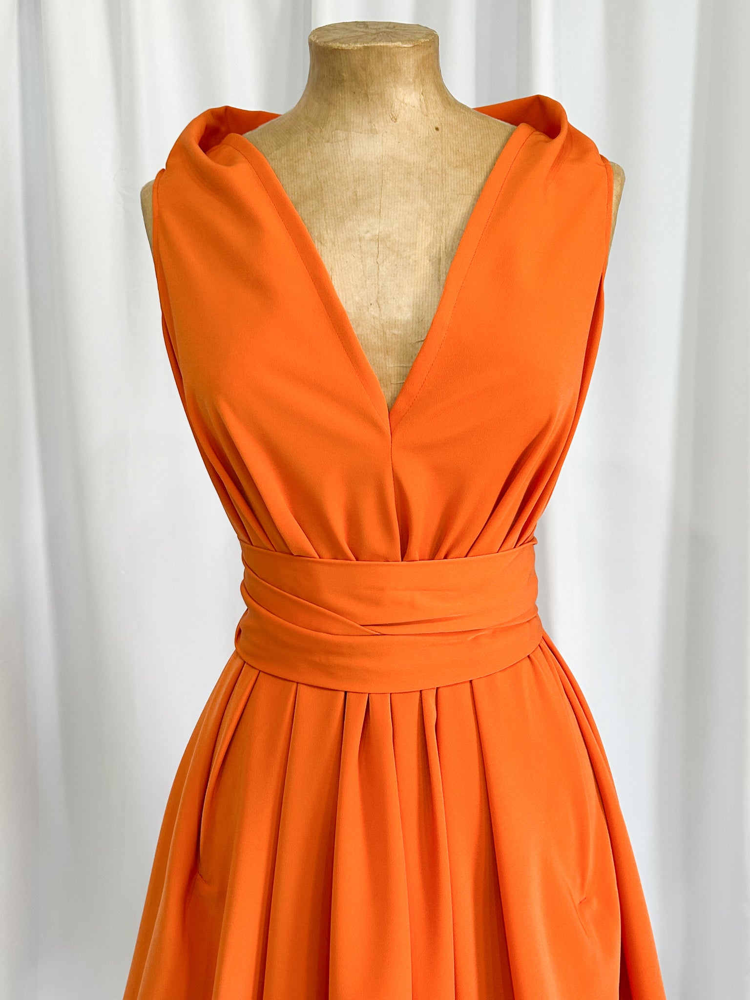 Orange May Dress