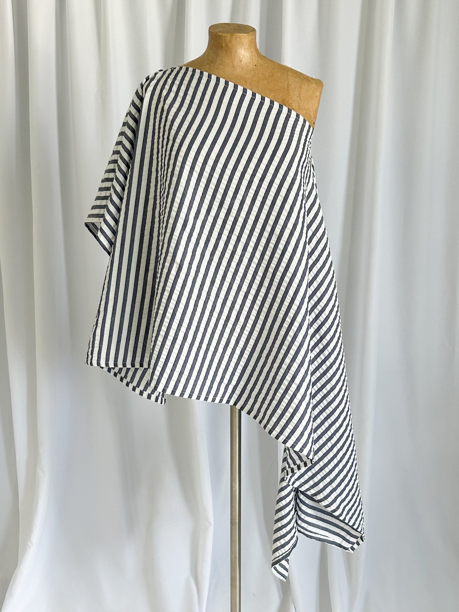 Blue and White Stripe Luna Top