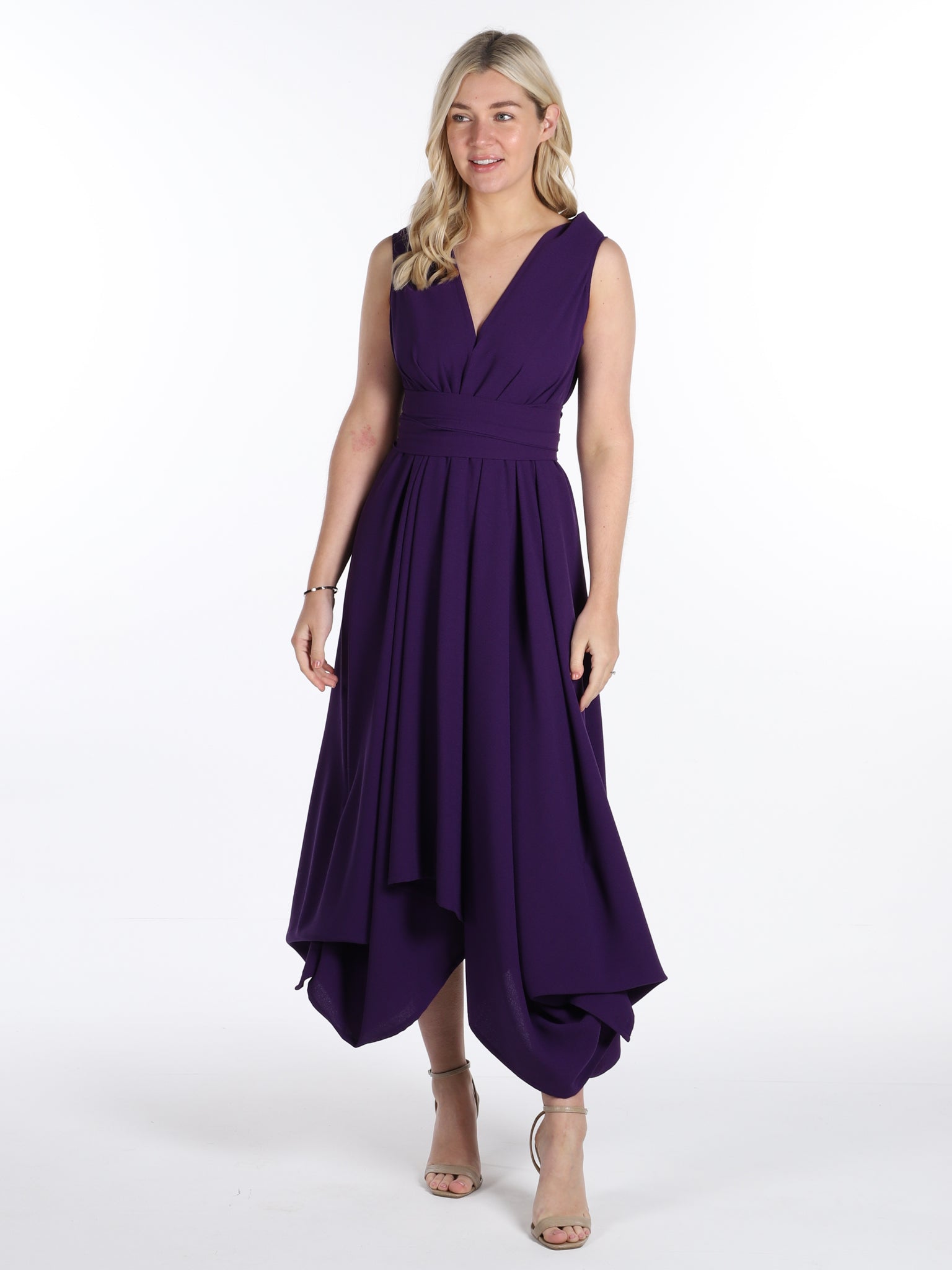 Dark Purple Darcy Dress