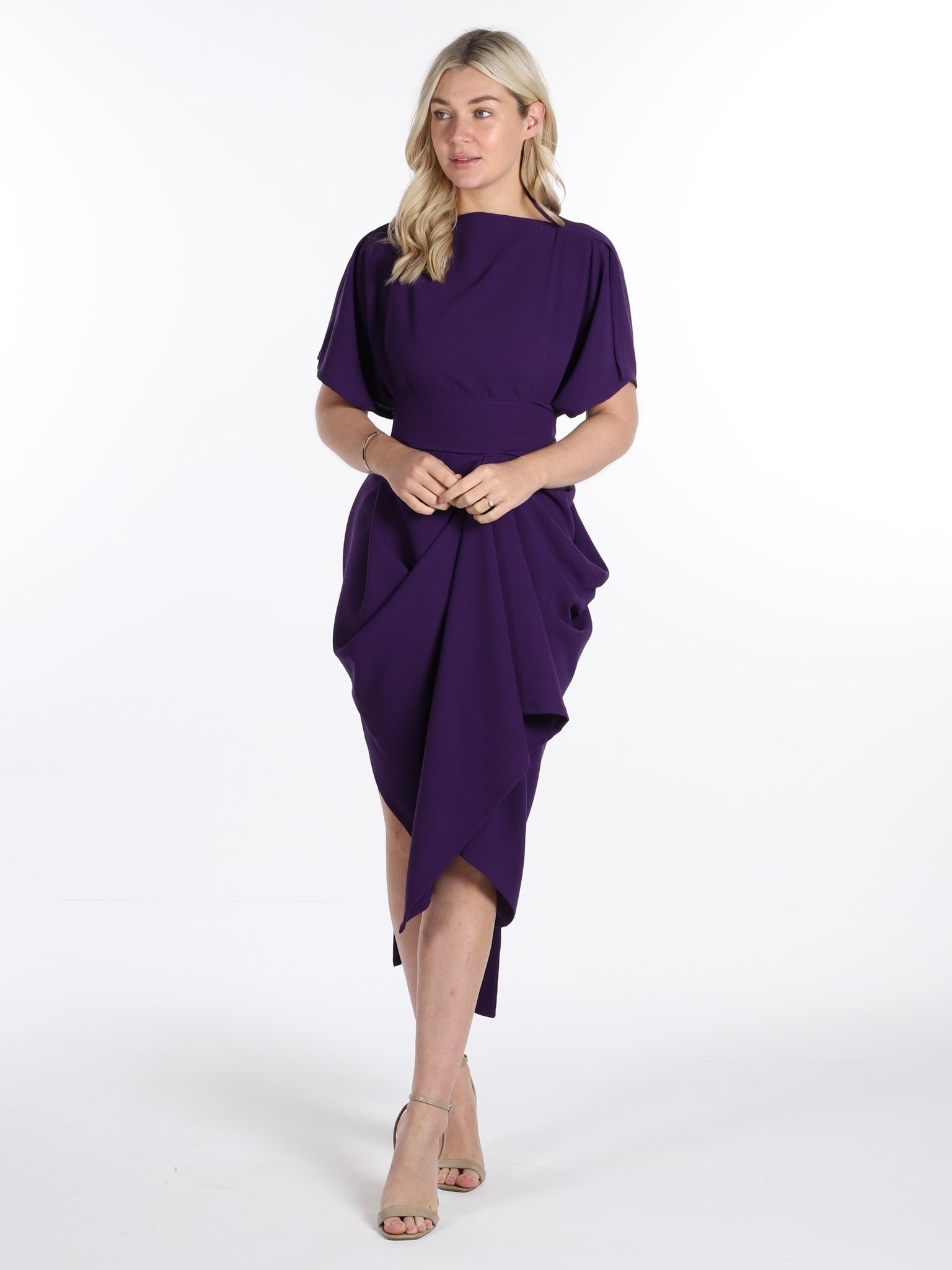 Dark Purple Riva Dress