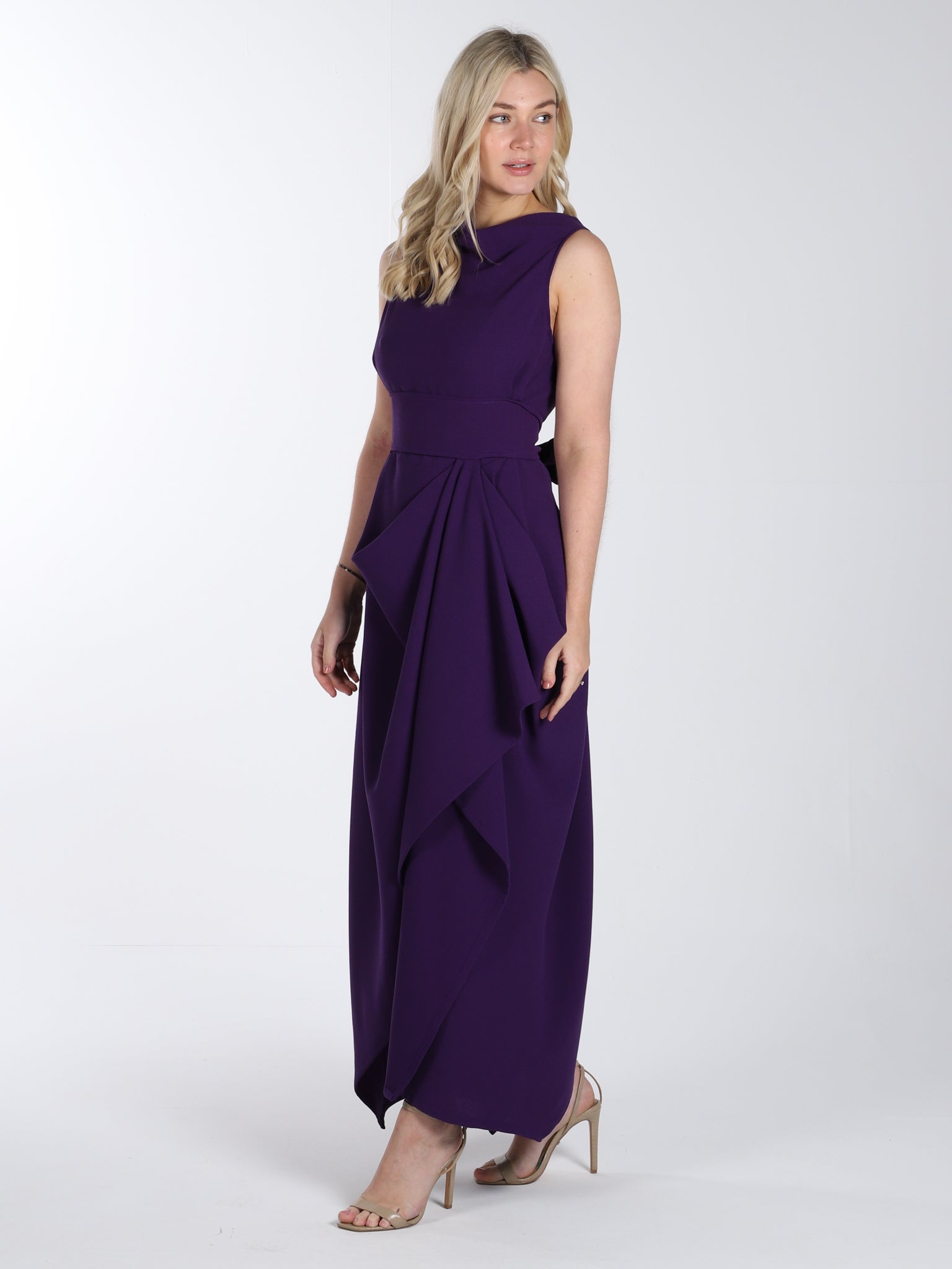 Dark Purple Ivy Dresss