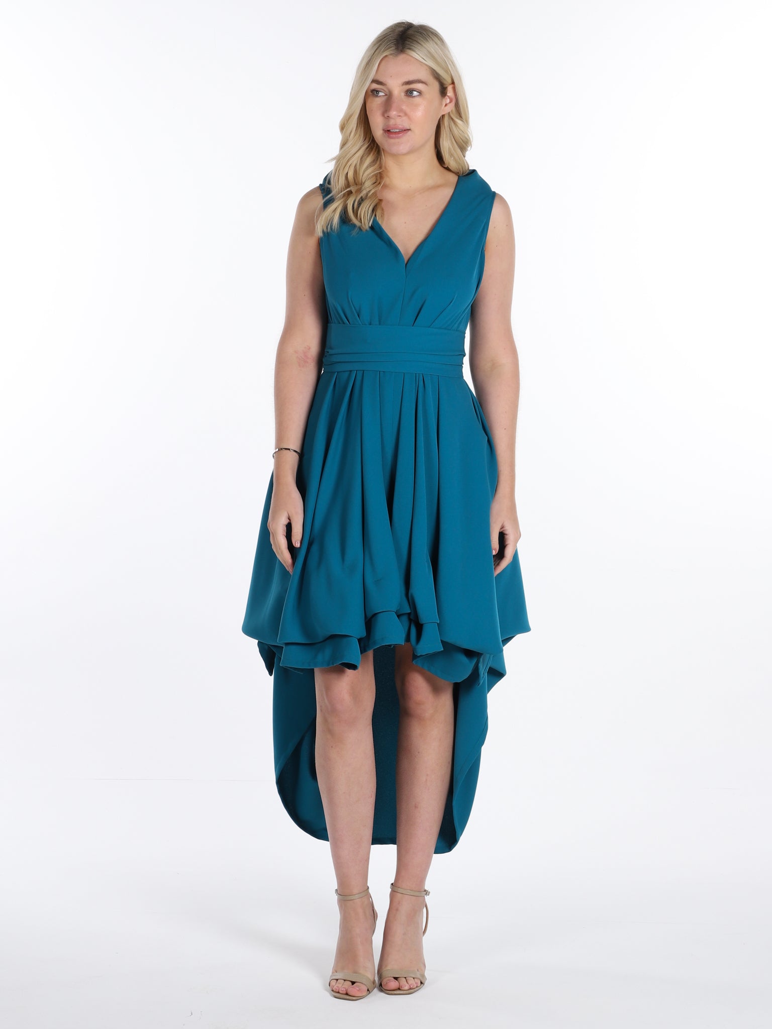 Teal Harlow Dress