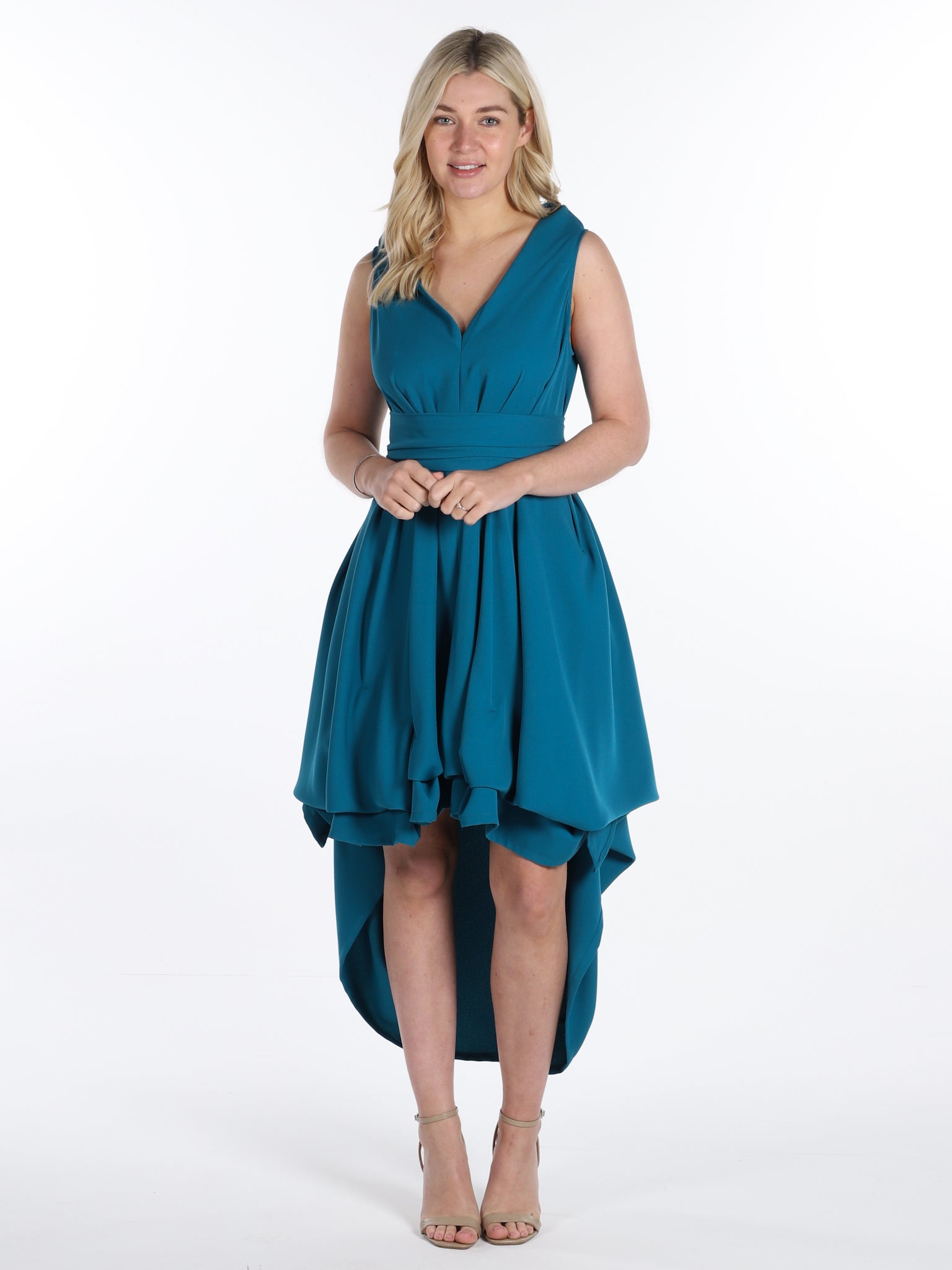 Teal Harlow Dress