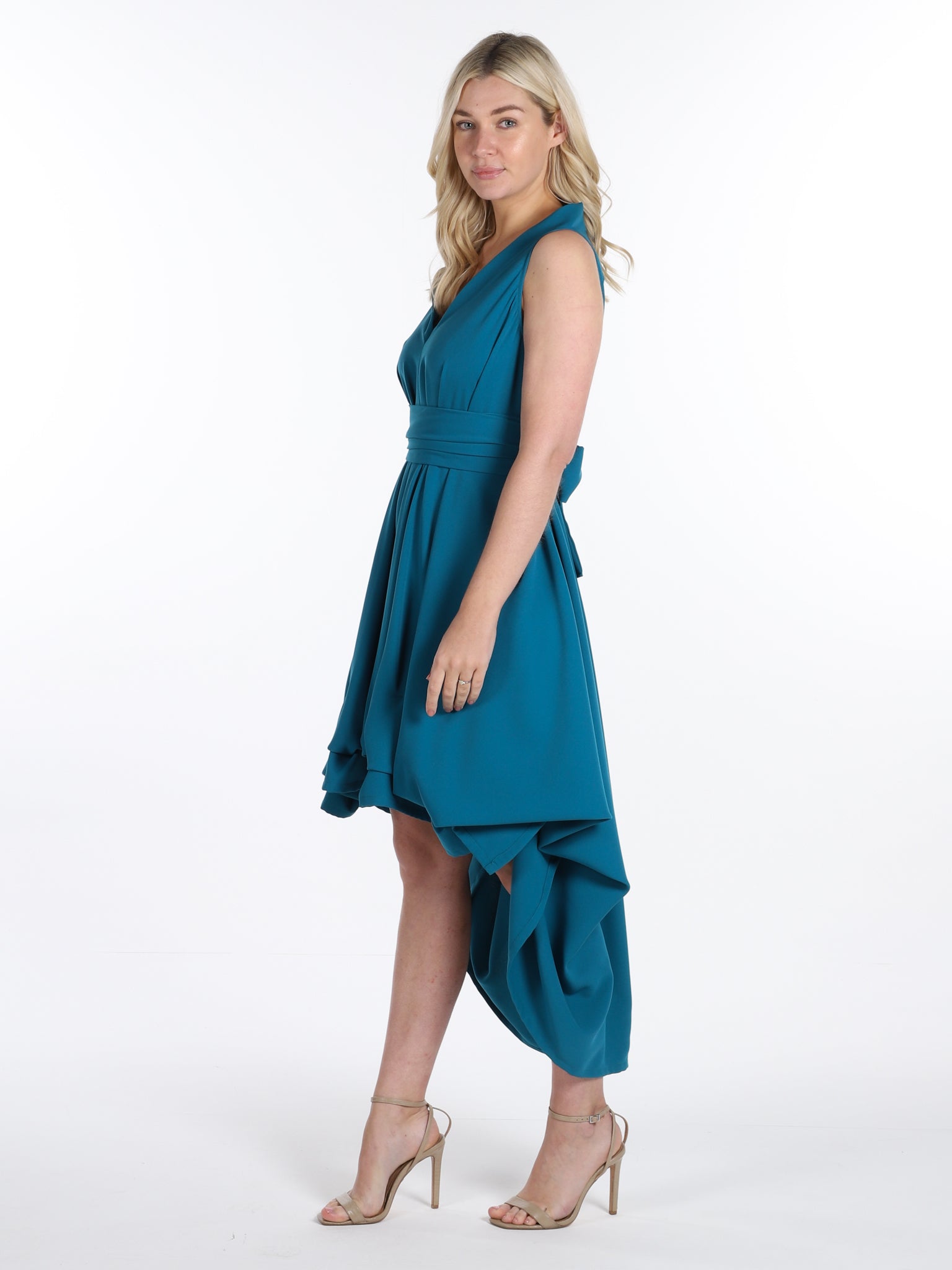 Teal Harlow Dress