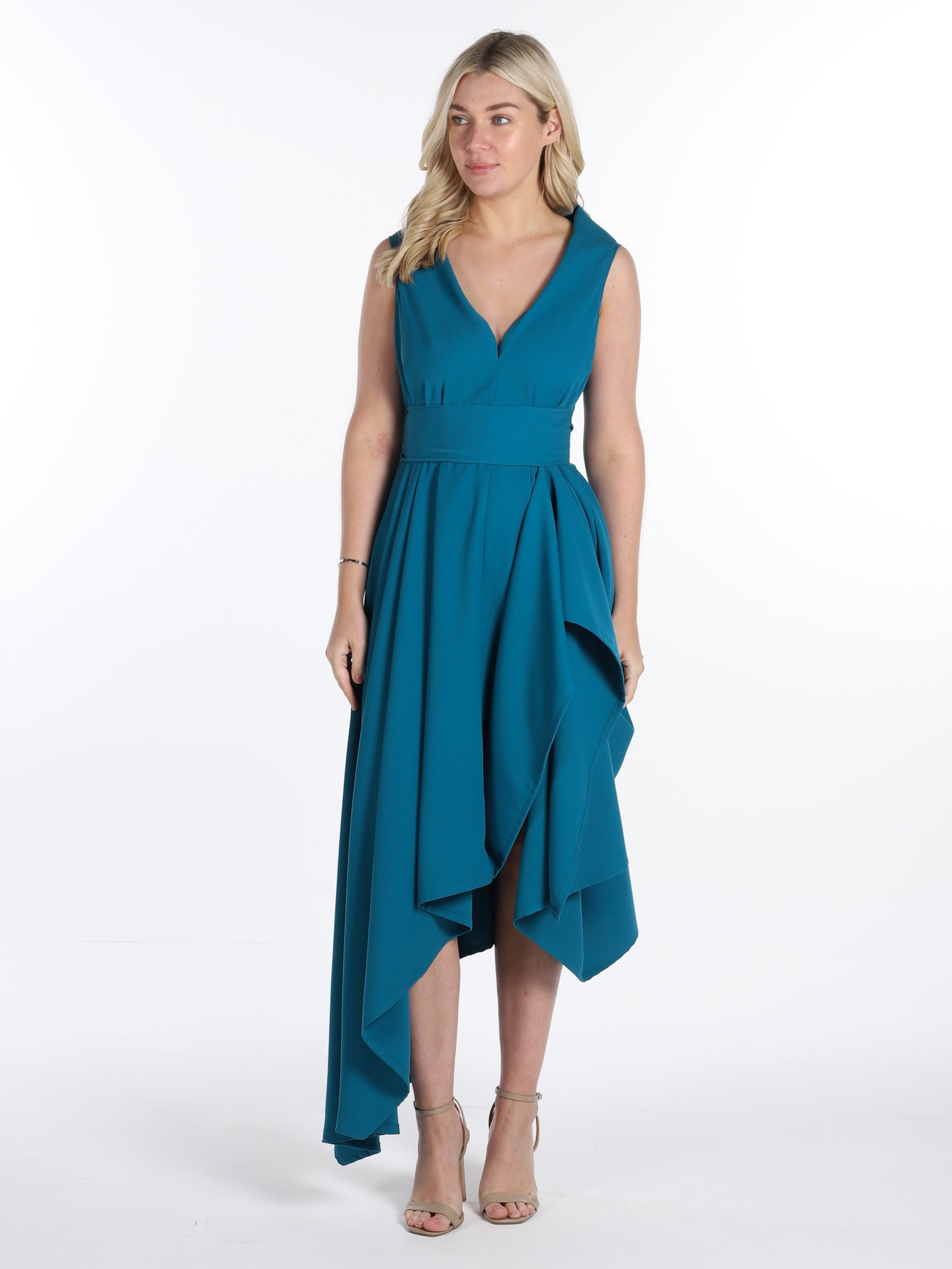 Teal Georgie Dress