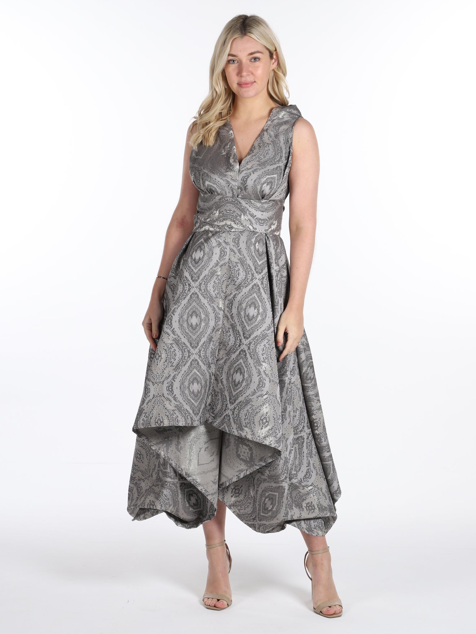 Shades of Silver Darcy Dress