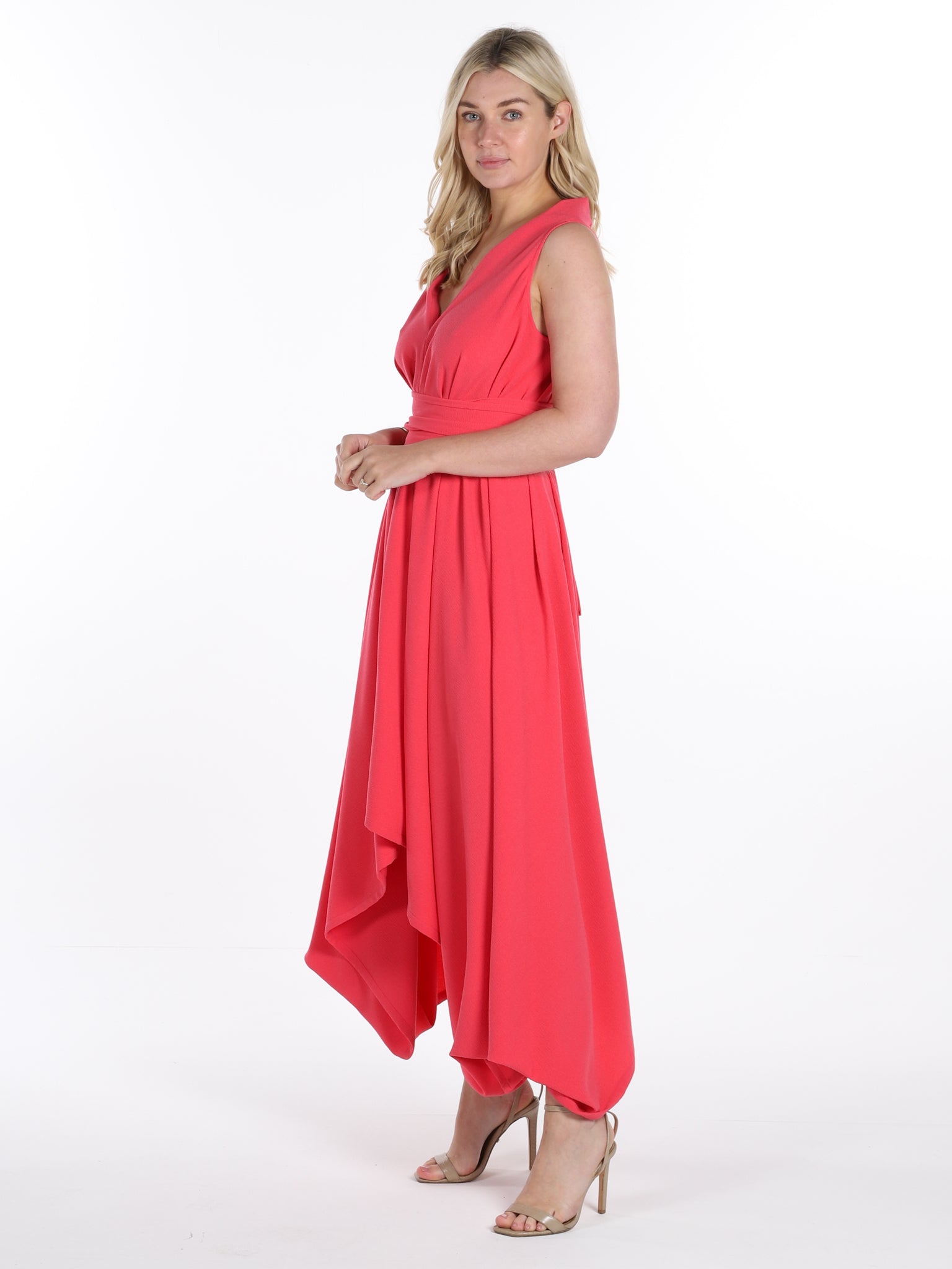 Geranium Pink Darcy Dress