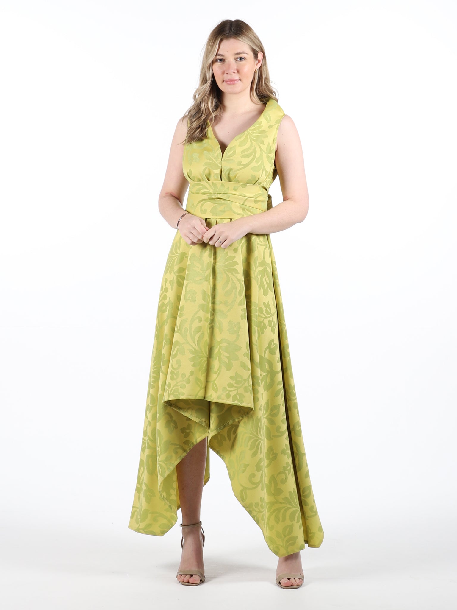 Yellow and Lime Green Darcy Dress