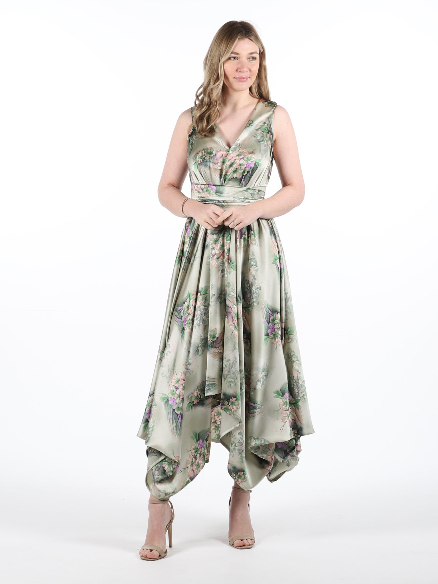 Sage Olivia Floral Darcy Dress