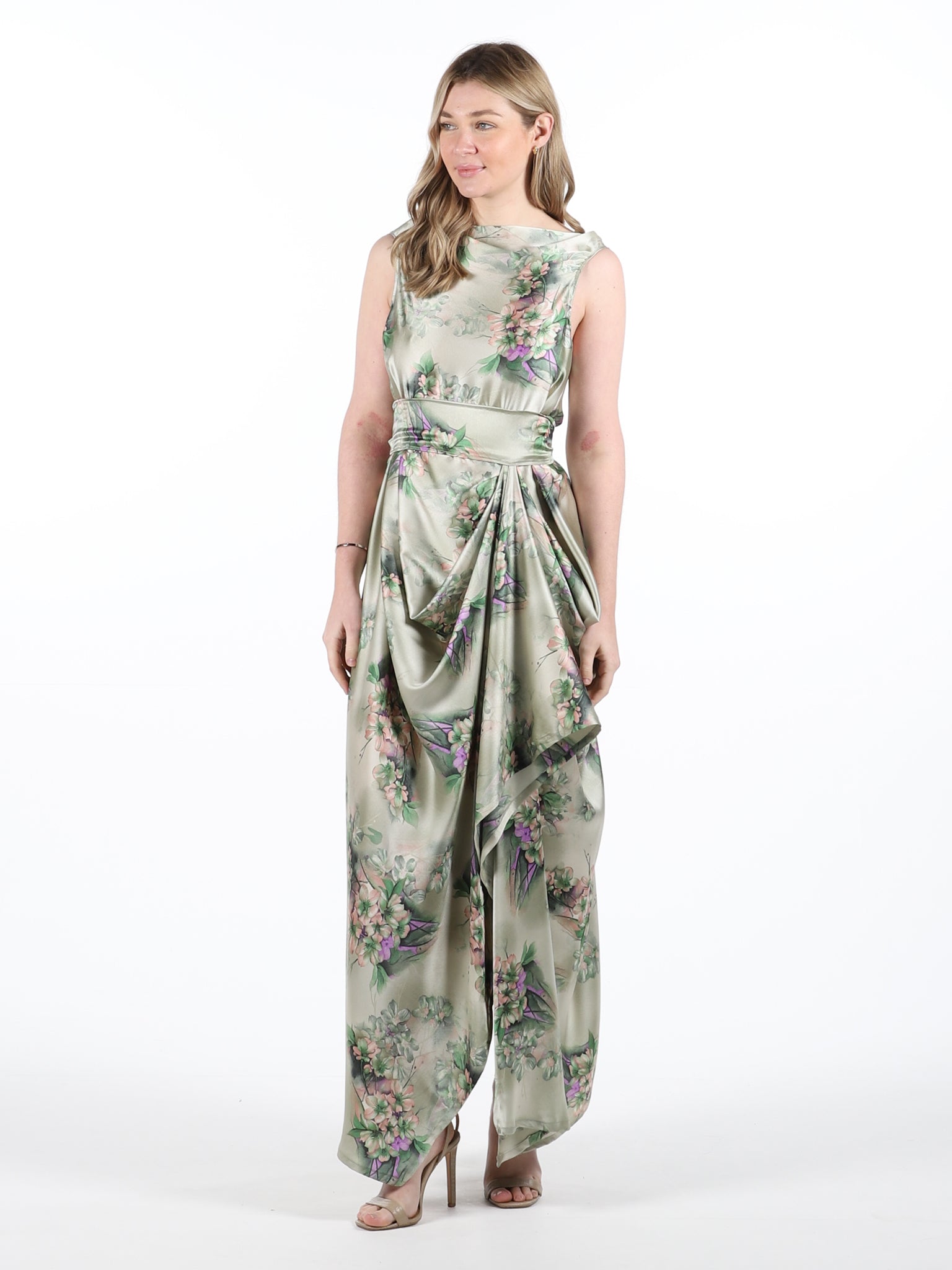 Sage Olivia Floral Ivy Dress