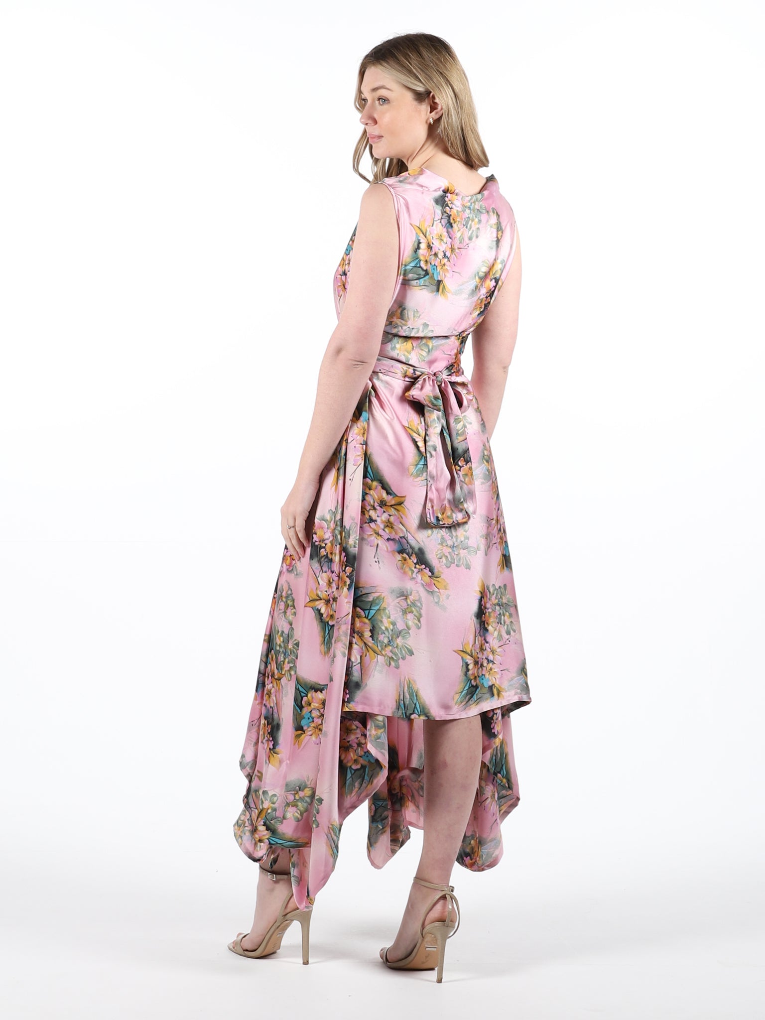 Pink Olivia Floral Darcy Dress