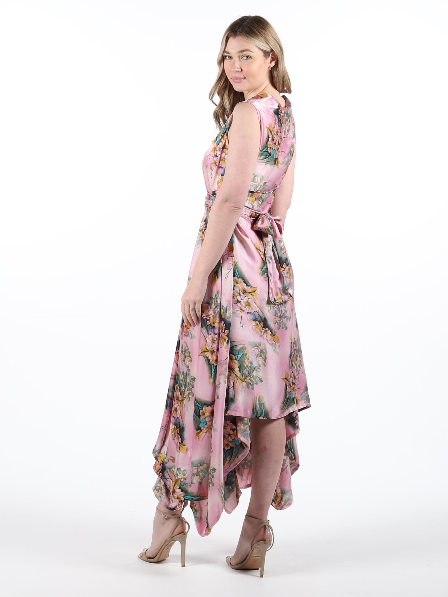 Pink Olivia Floral Darcy Dress