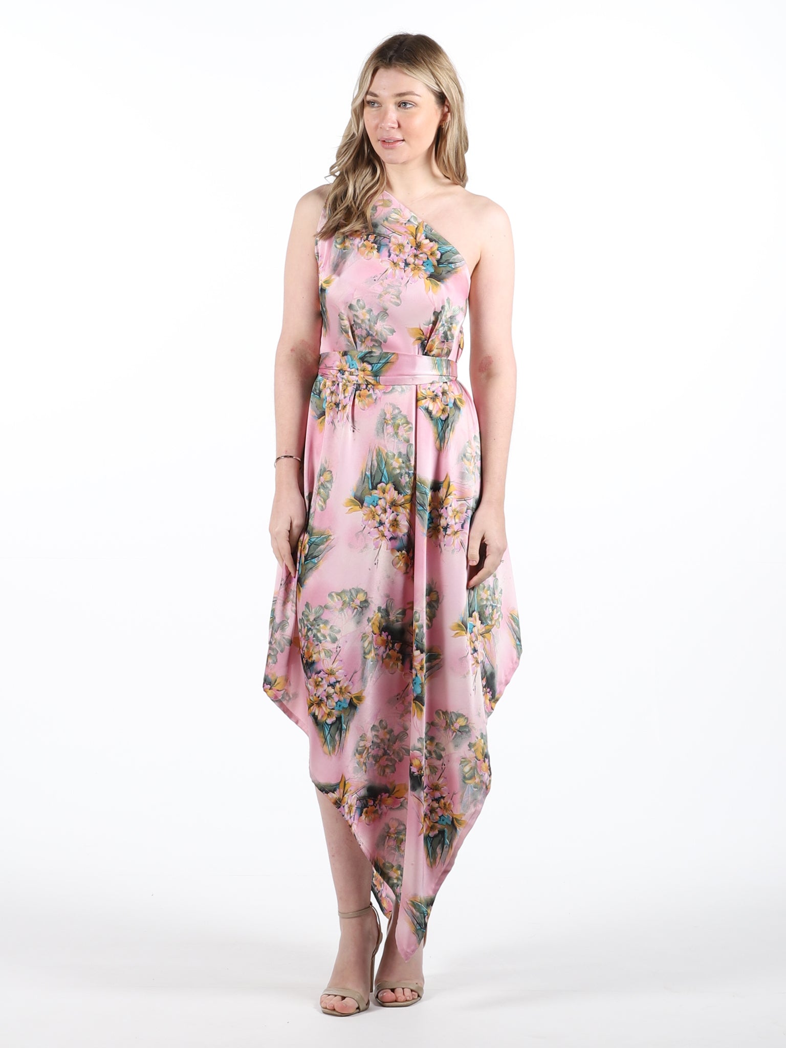 Pink Olivia Floral Belle Dress