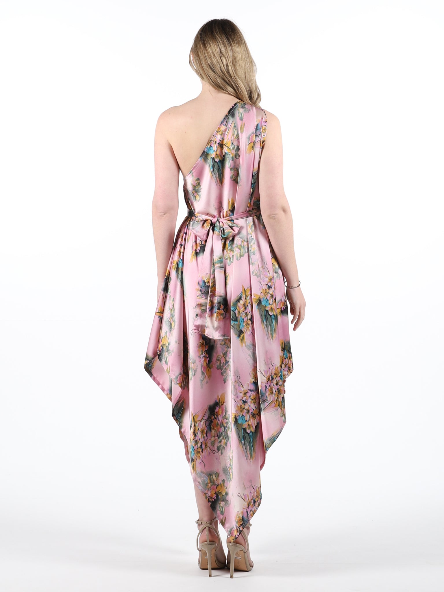 Pink Olivia Floral Belle Dress