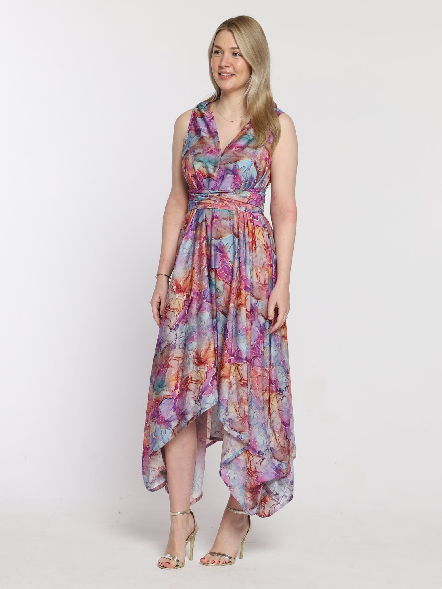 Marble Print Darcy Dress
