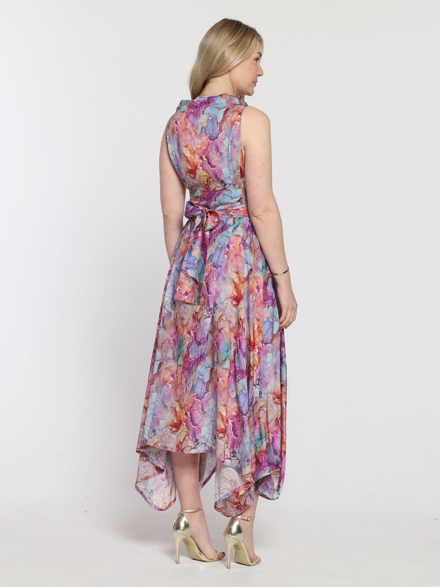 Marble Print Darcy Dress