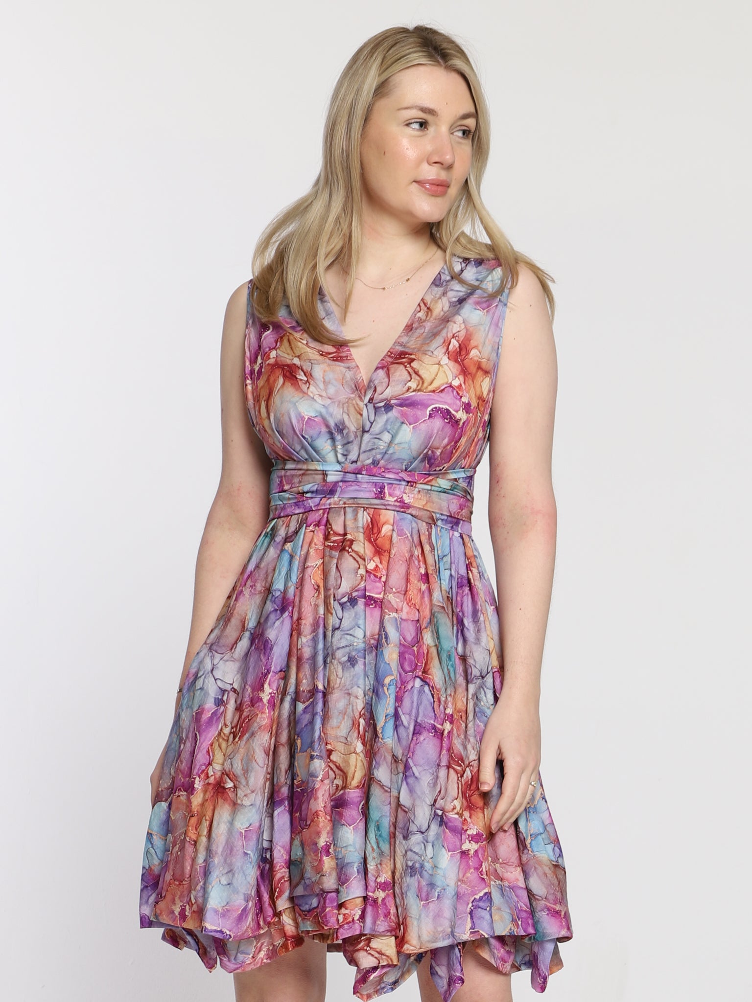 Marble Print May Dress