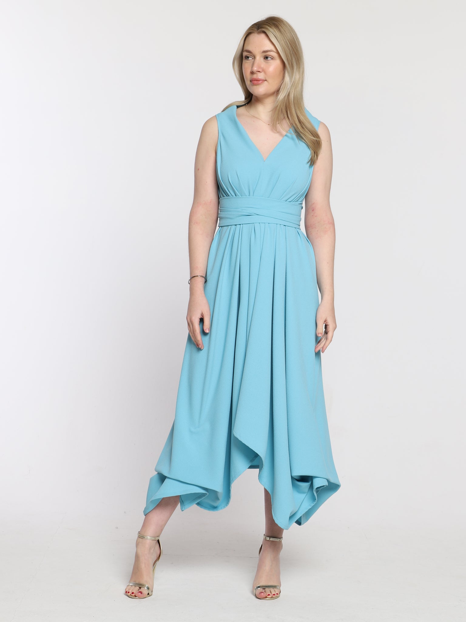 Duck Egg Darcy Dress