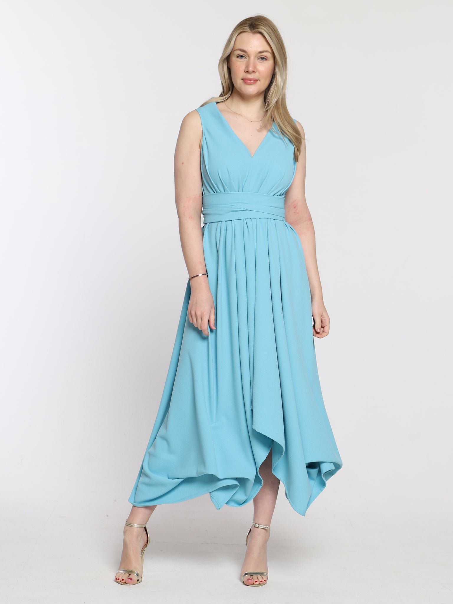 Duck Egg Darcy Dress