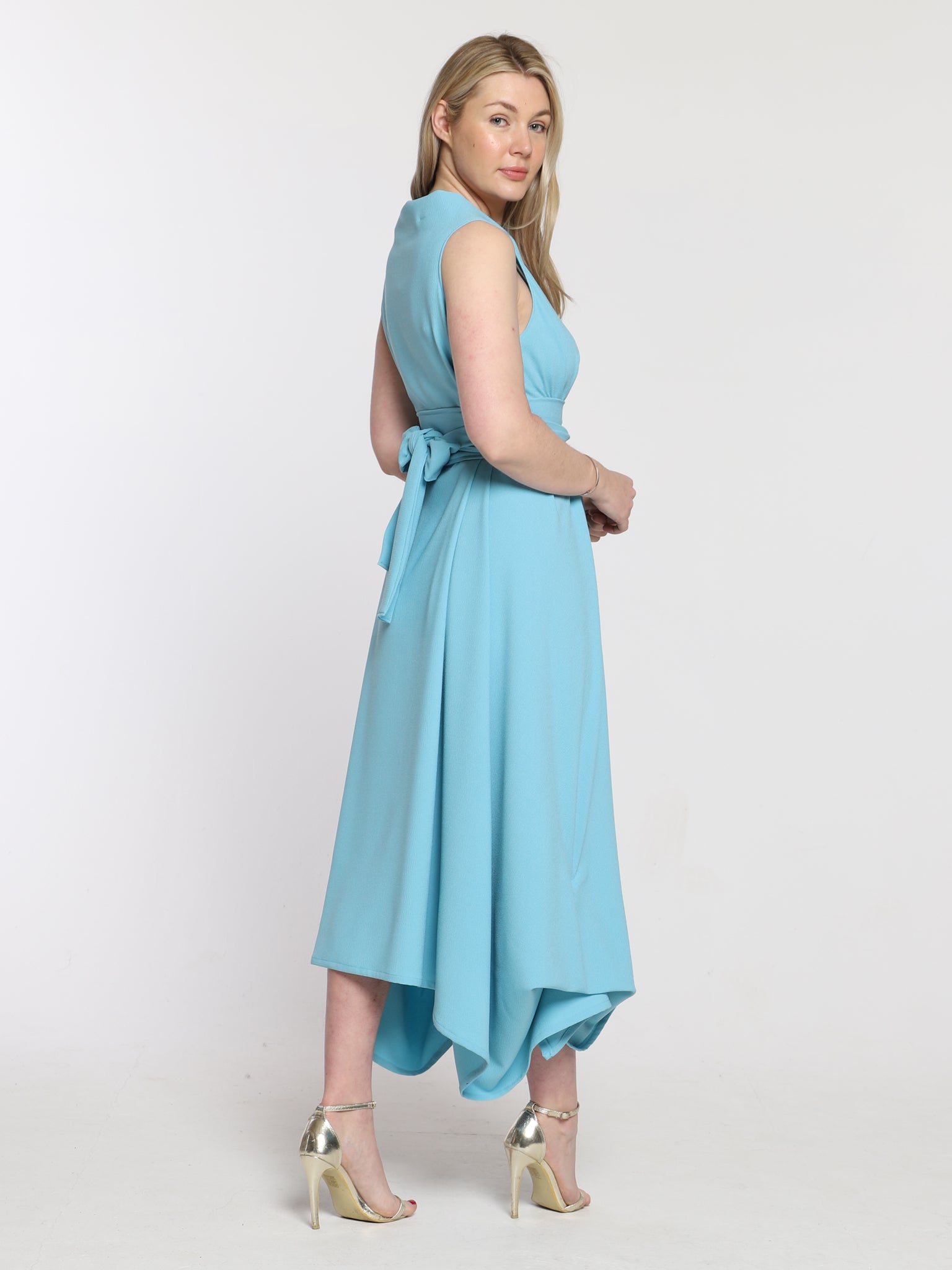 Duck Egg Darcy Dress