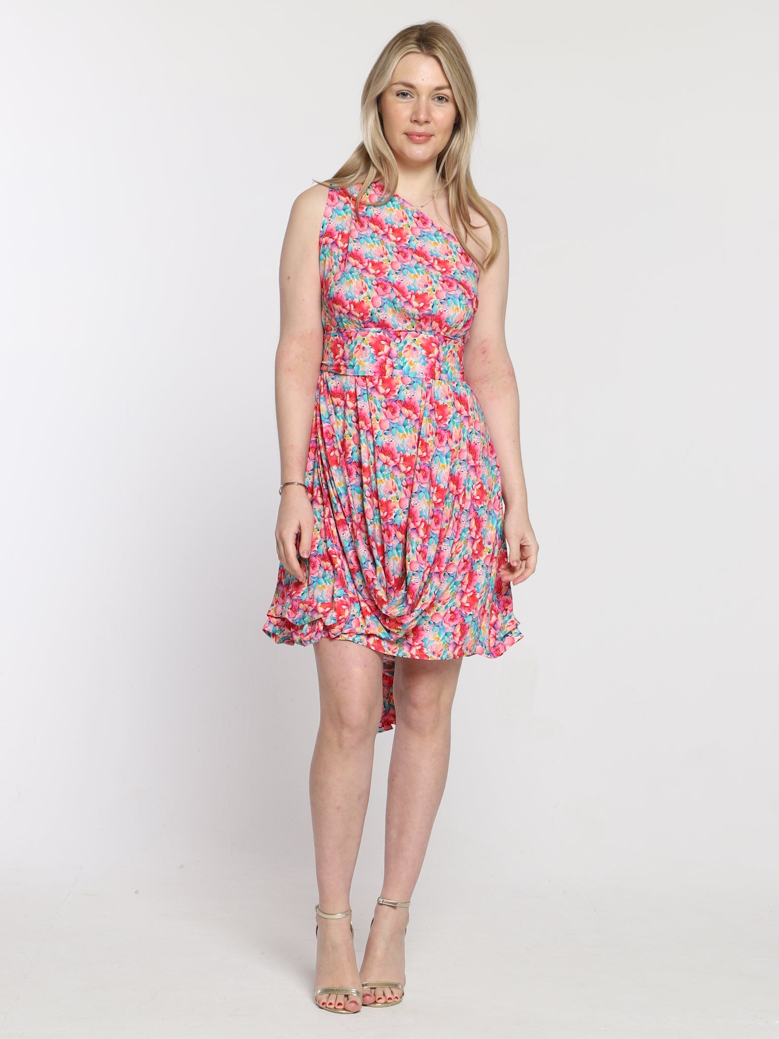 Watercolour Blossom Jessie Mini Dress