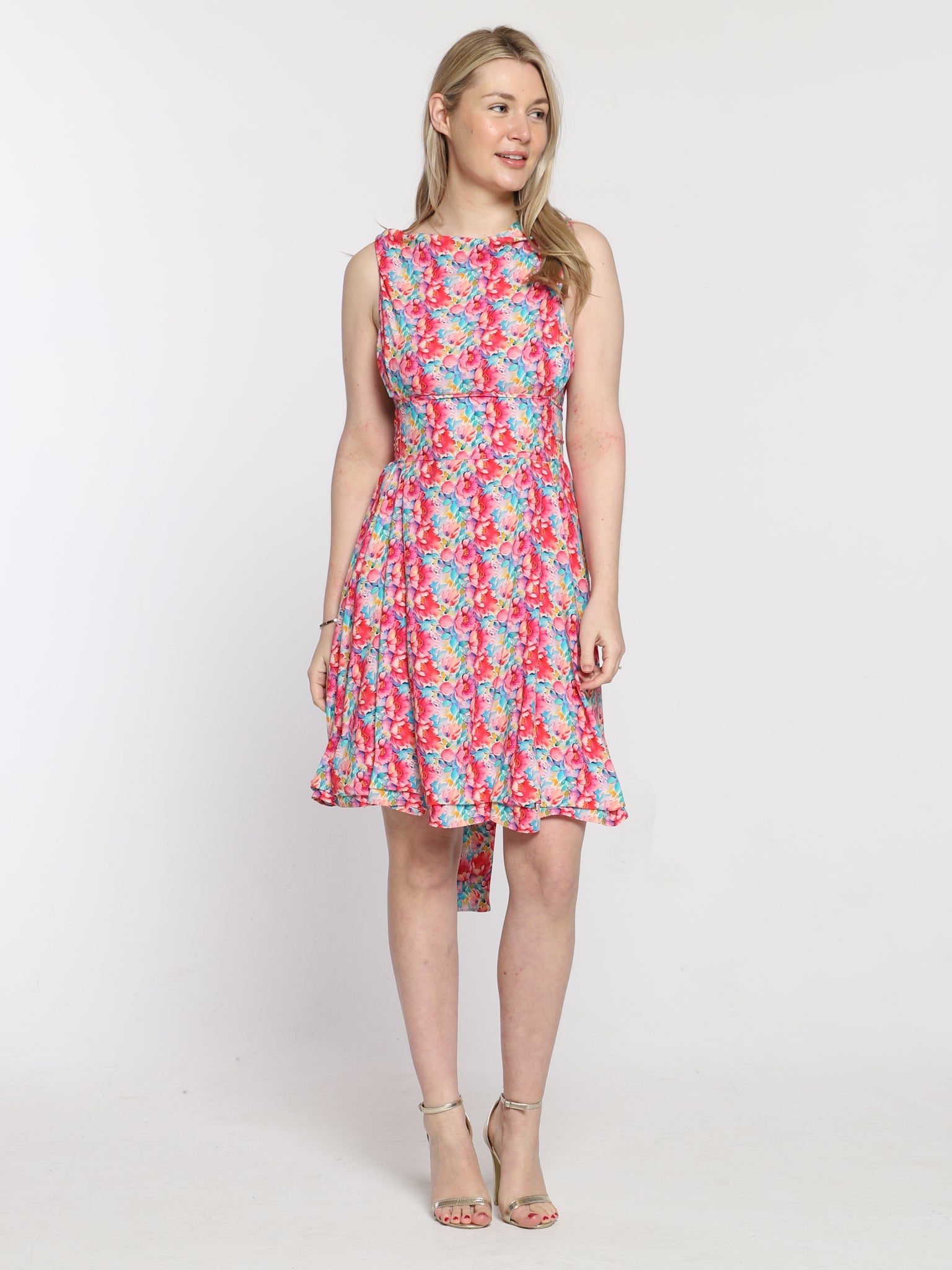Watercolour Blossom Mia Dress