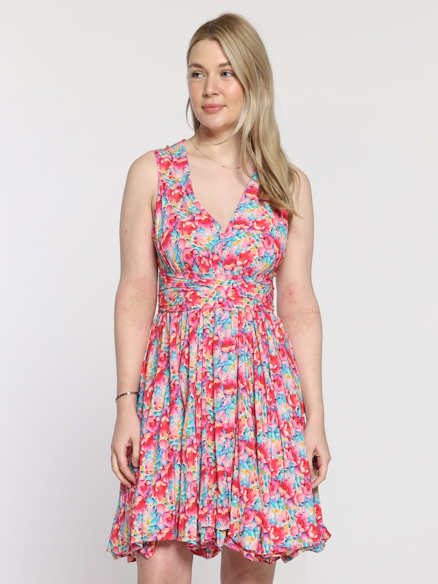Watercolour Blossom May Dress