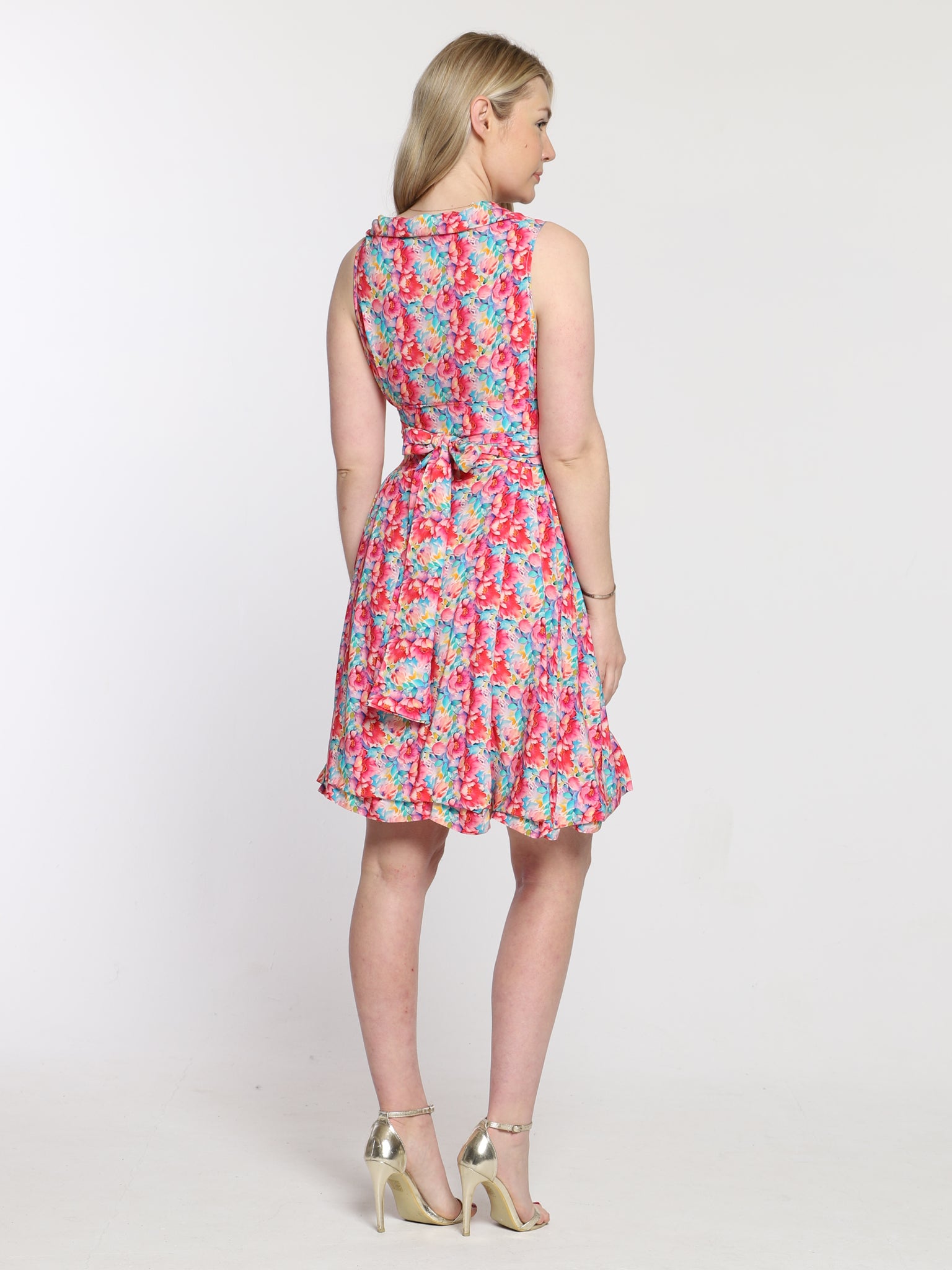 Watercolour Blossom May Dress