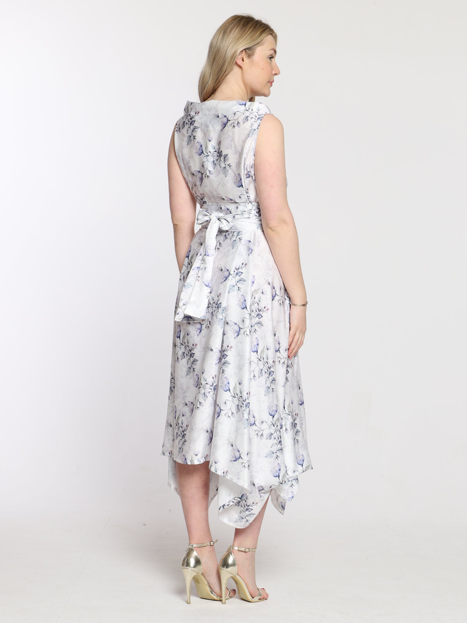 Blue Wildflower Darcy Dress