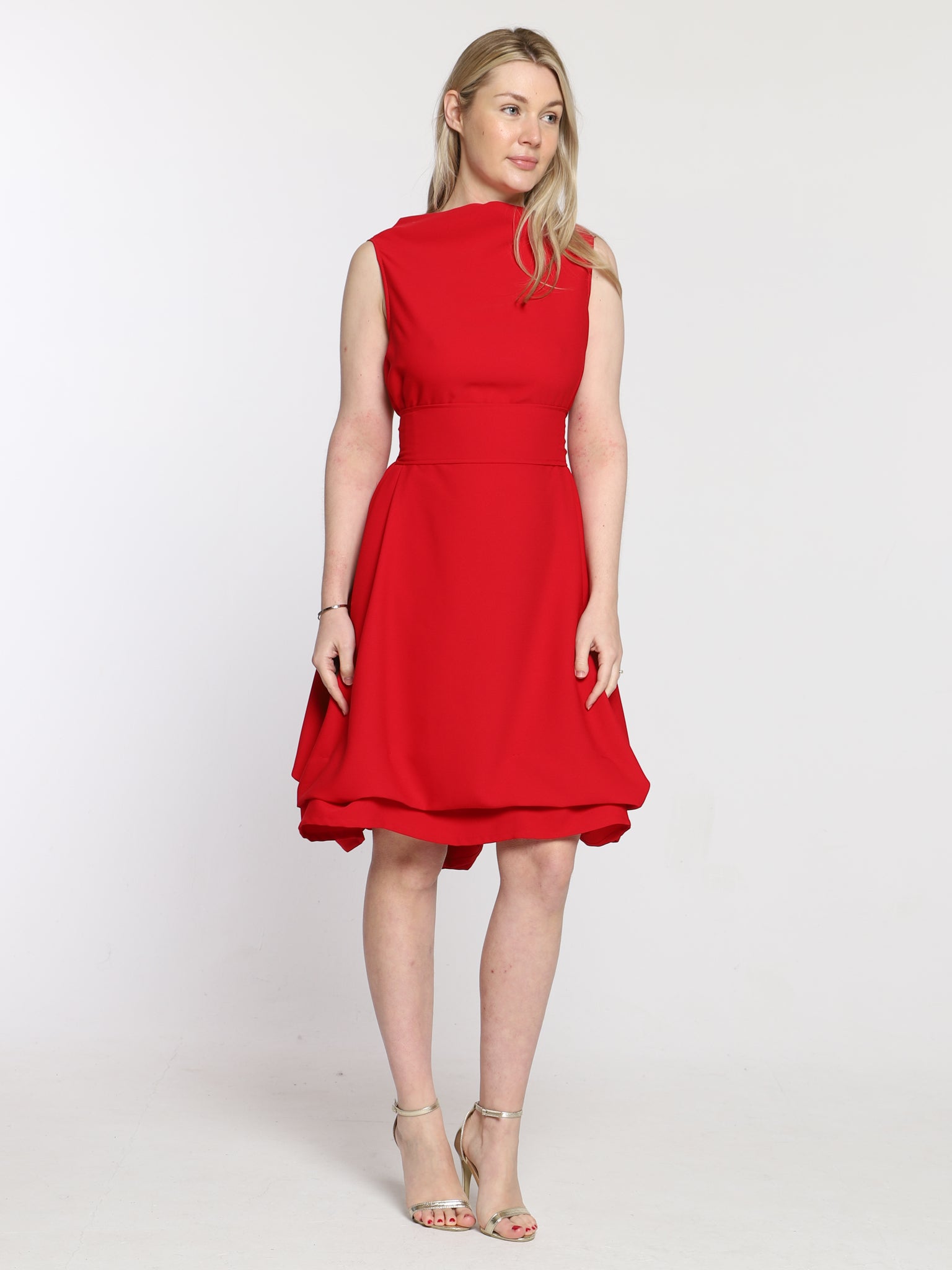 Bright Red Mia Dress